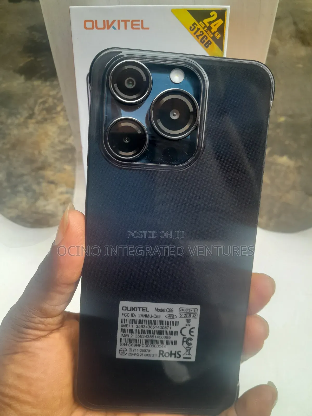 New Oukitel C62 Pro 256 GB Black