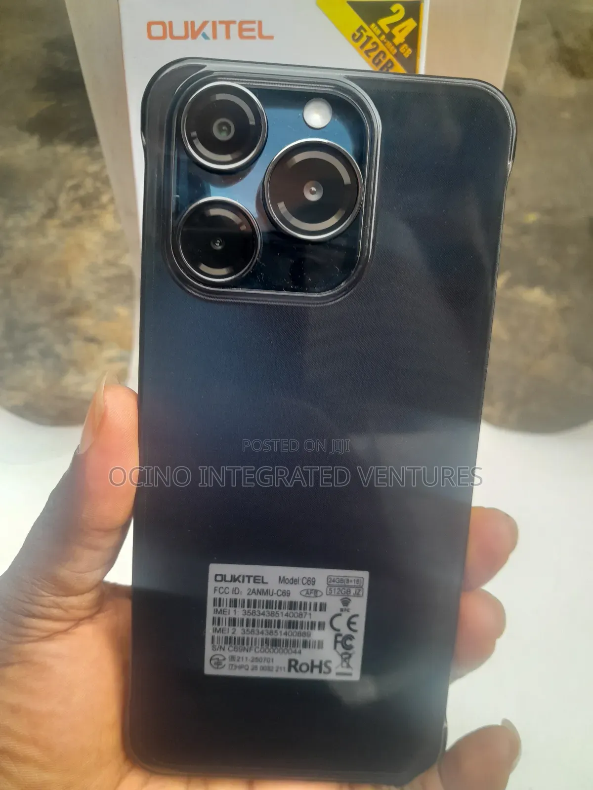 New Oukitel C62 Pro 256 GB Black
