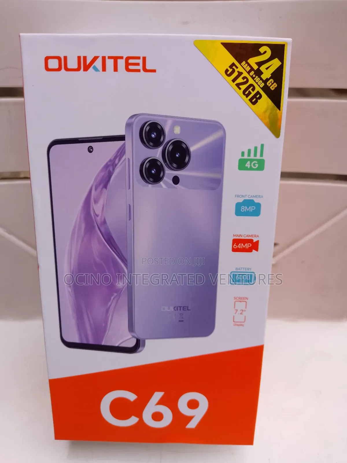 New Oukitel C62 Pro 256 GB Black