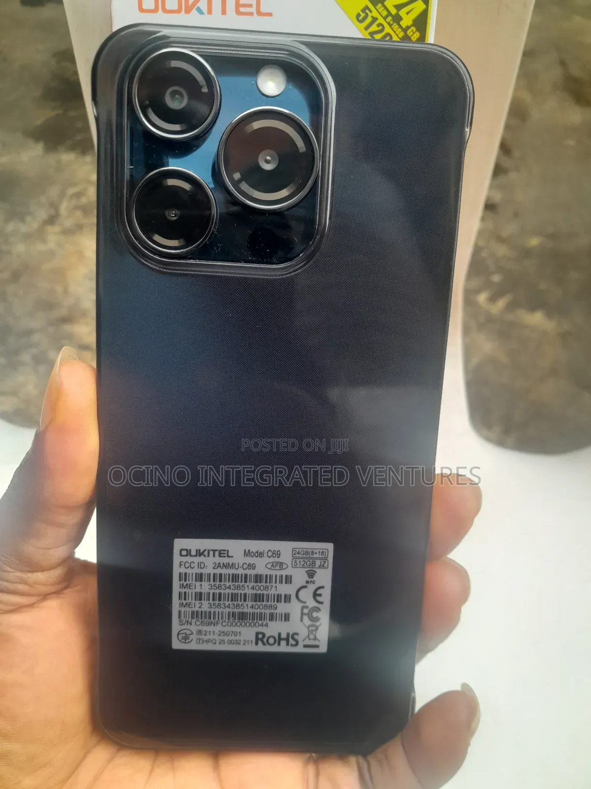 New Oukitel C62 Pro 256 GB Black