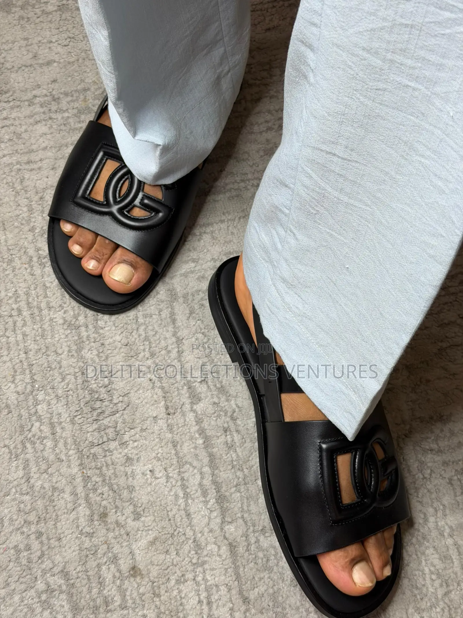 Luxury Update  Original Dolce Gabbana Calfskin Sandals.