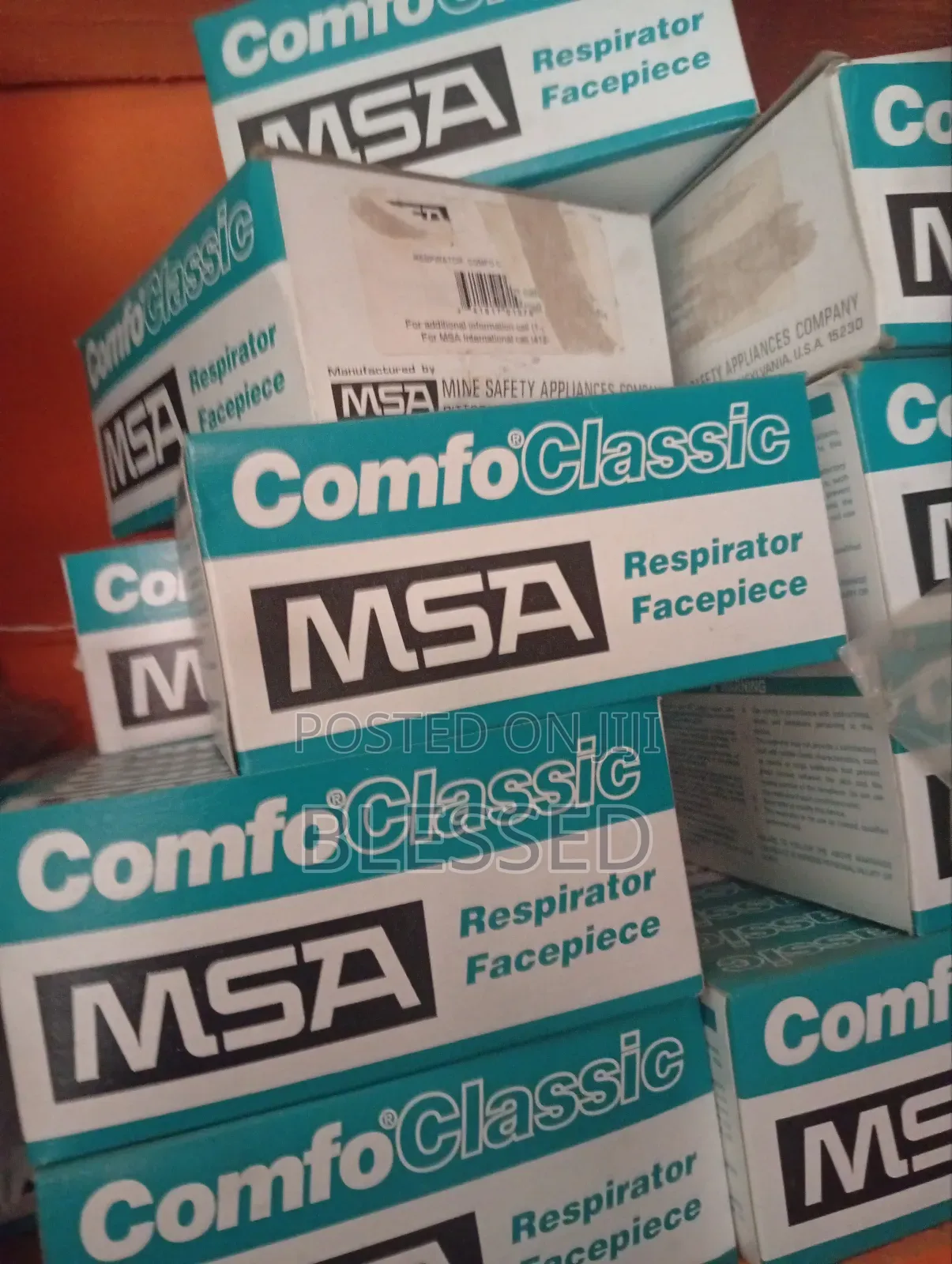 Msa Comfo Classic Nose Mask With Double Cartridge