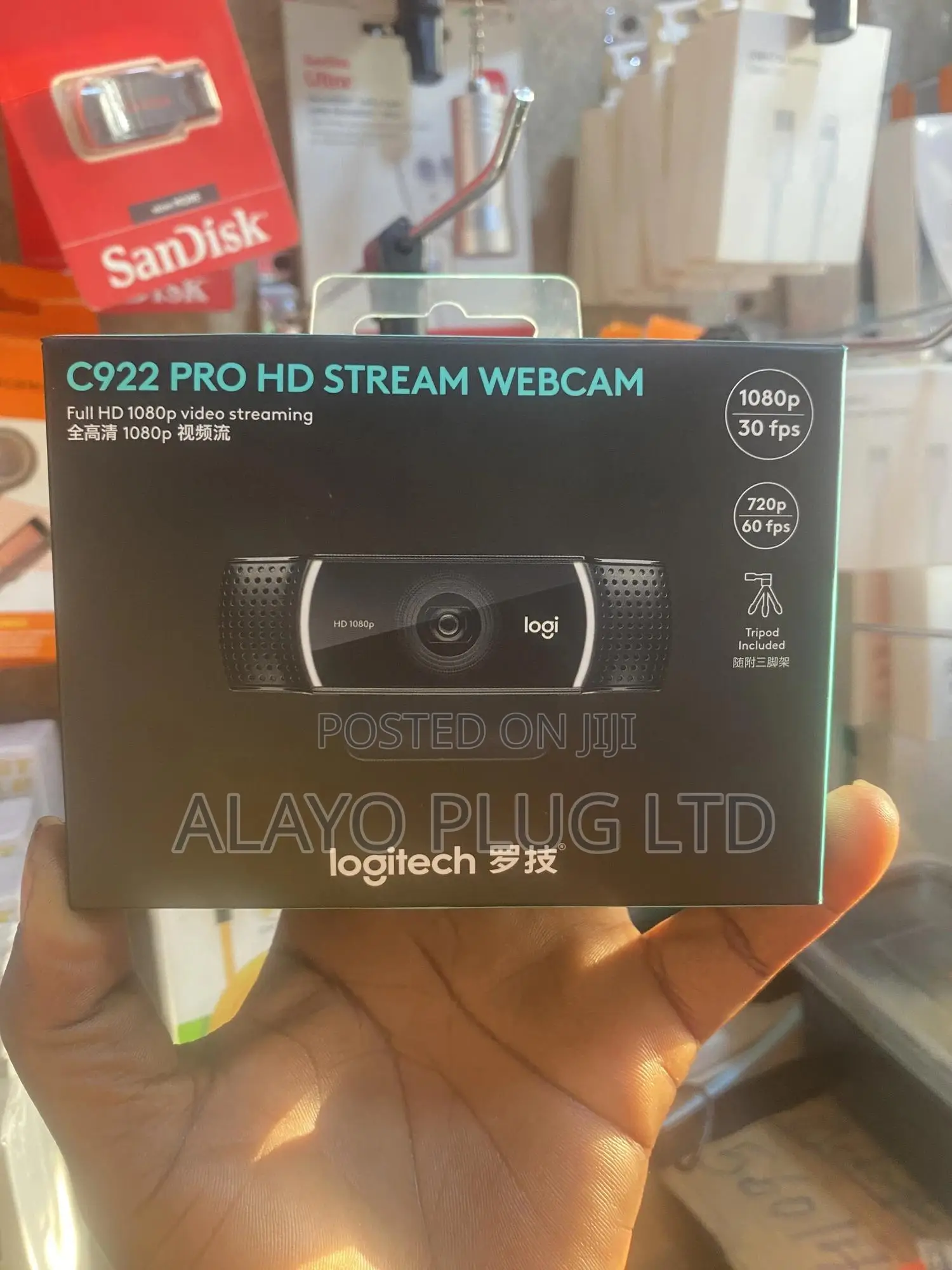 Logitech C922 Pro Hd Stream Webcam