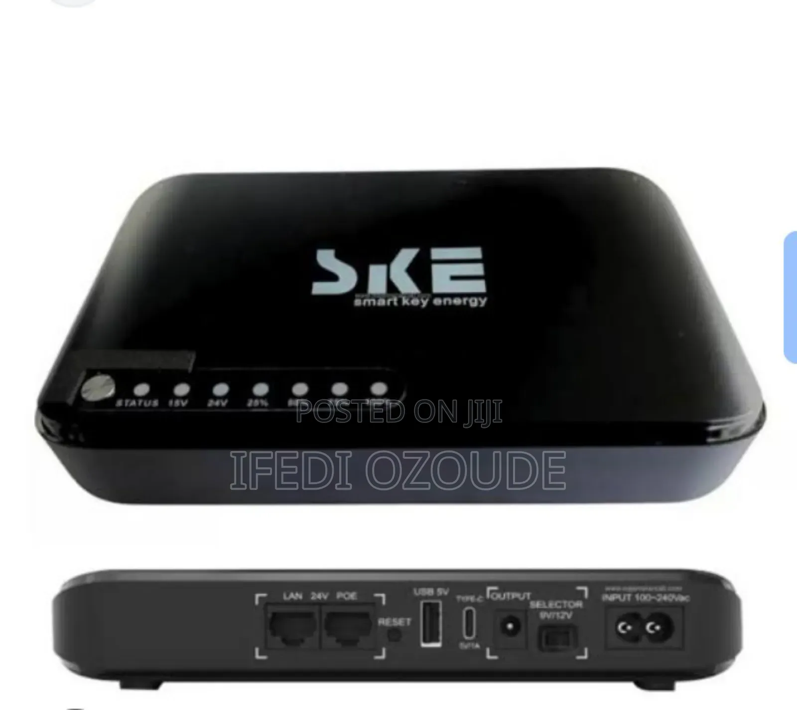 Ske Mini Dc Ups Power Bank for Router 10,000mah