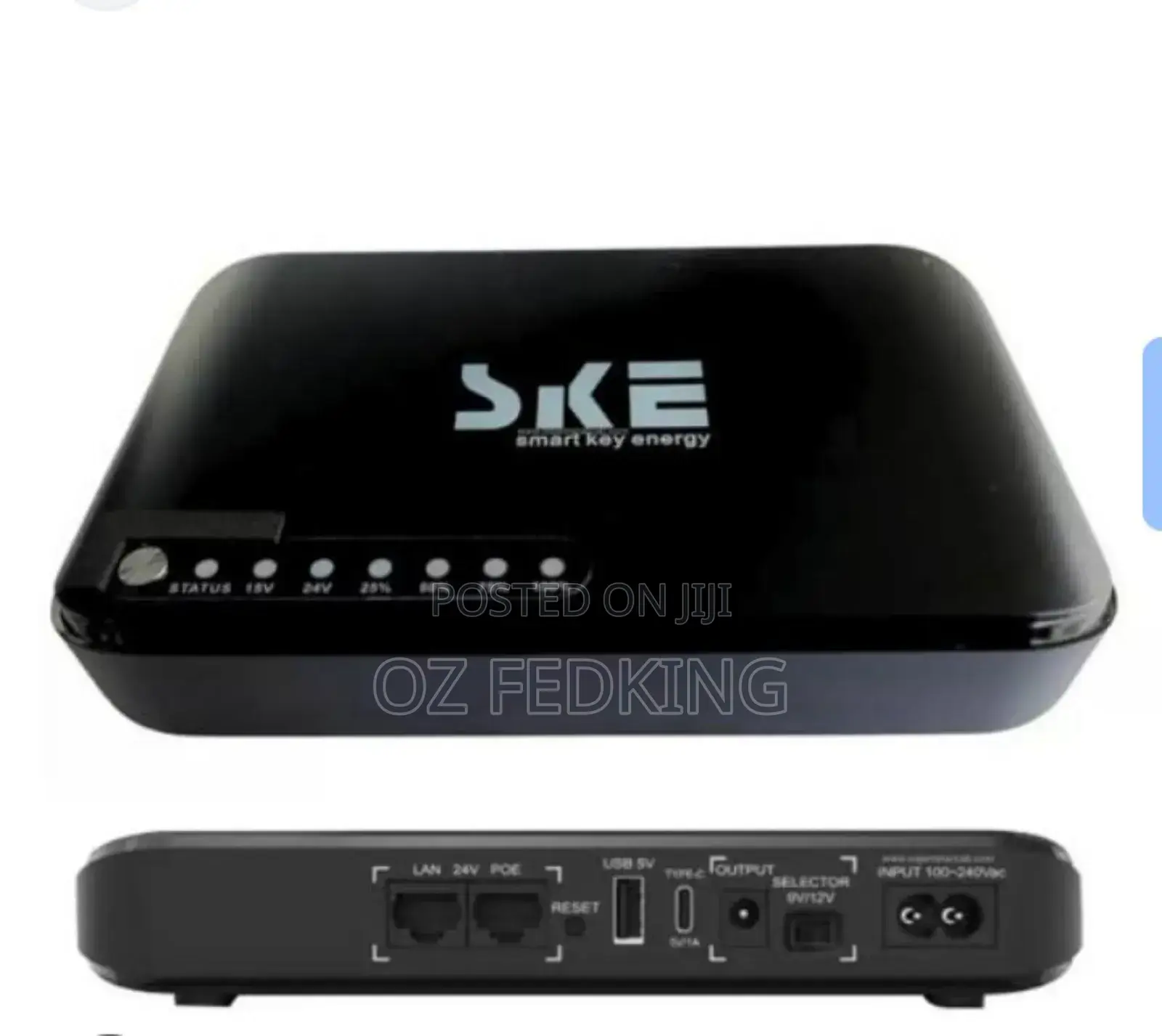 Ske Mini Dc Ups Power Bank for Router 10,000mah
