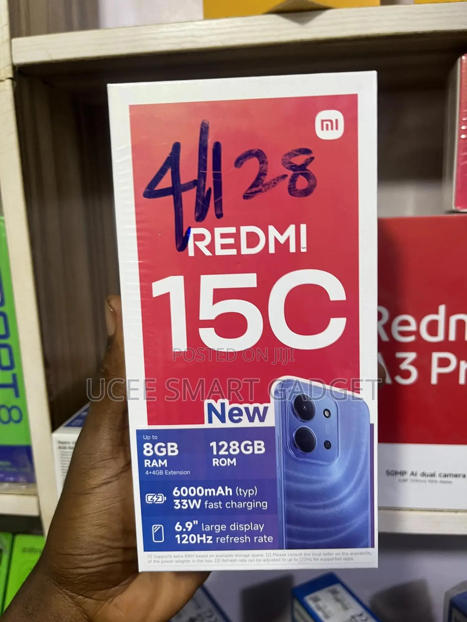 New Xiaomi Redmi 15C 4G 128 GB Black