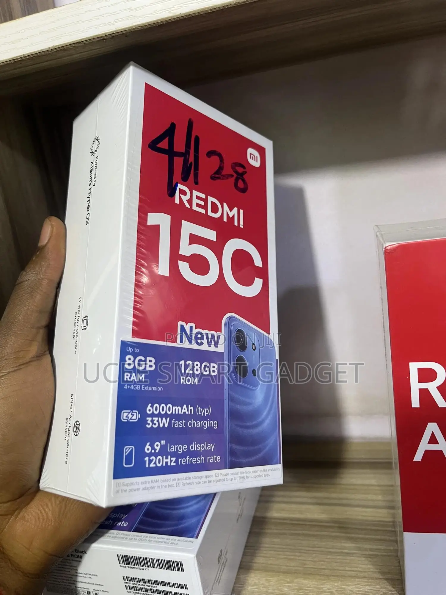 New Xiaomi Redmi 15C 4G 128 GB Black