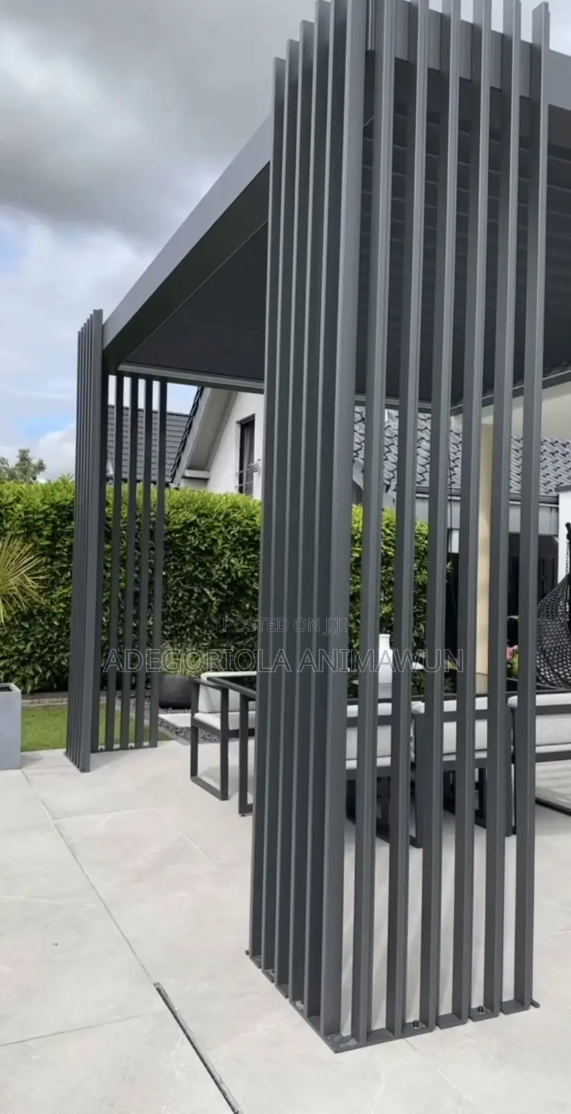 Strong Aluminum Steel Pergola – Weather Resistant