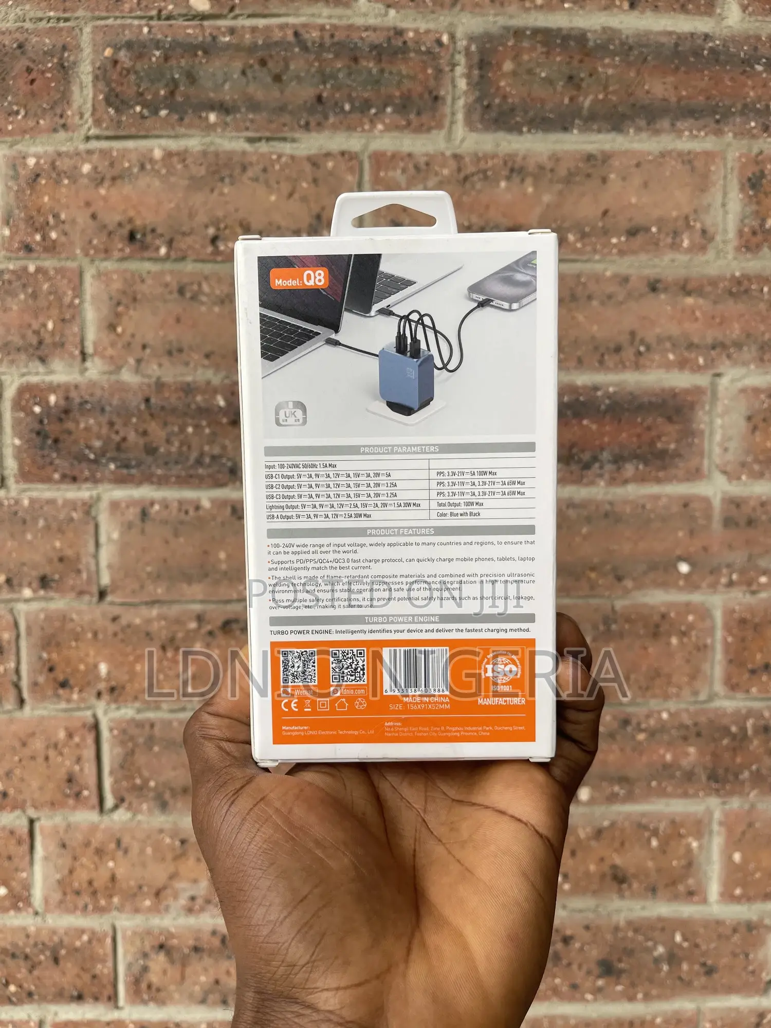 Ldnio Q8 100w Gan Super Fast Charger