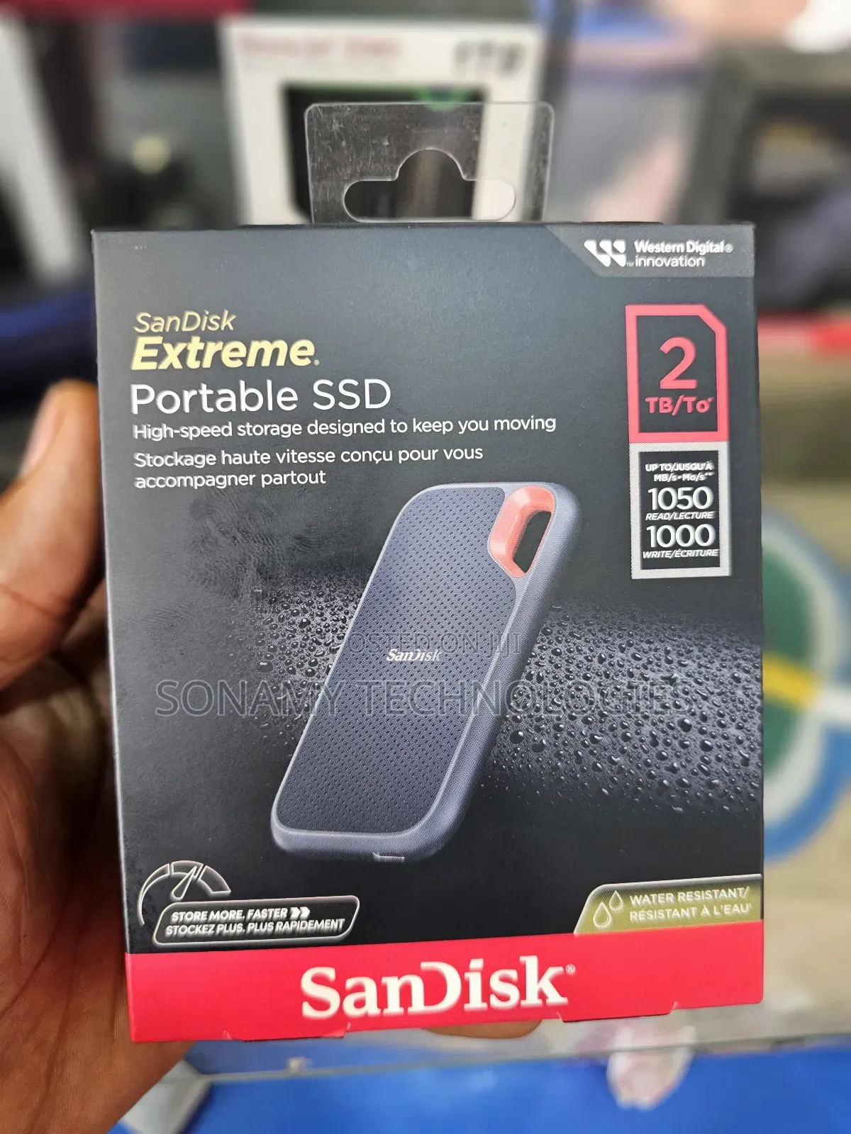 Sandisk Extreme 2tb Externl Portable SSD 1050