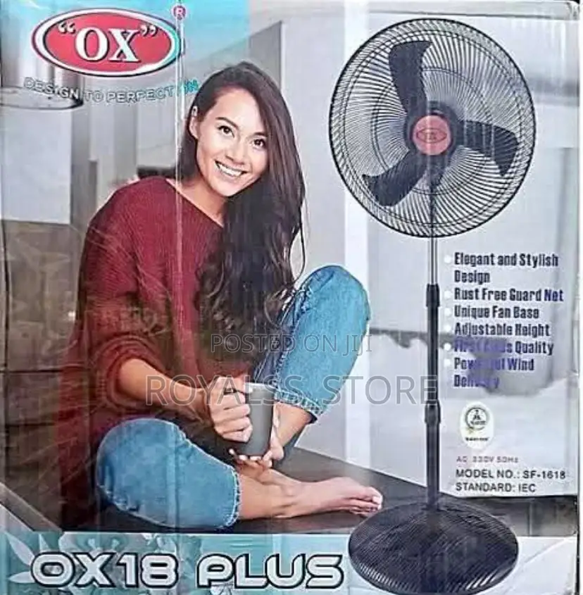 18 Inches Ox Plus Standing Fan