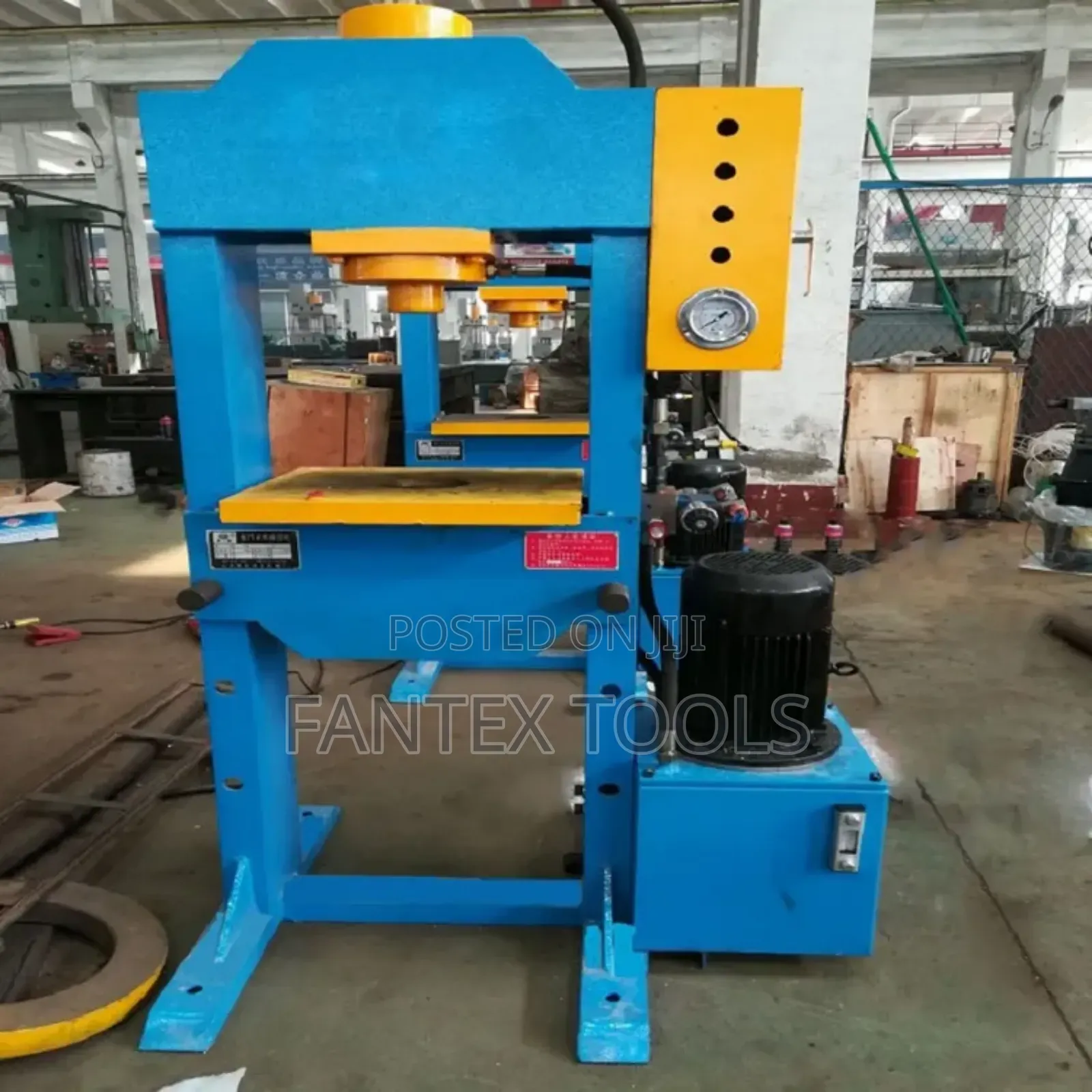 Electric Hydraulic Shop Pres 100 Tons.