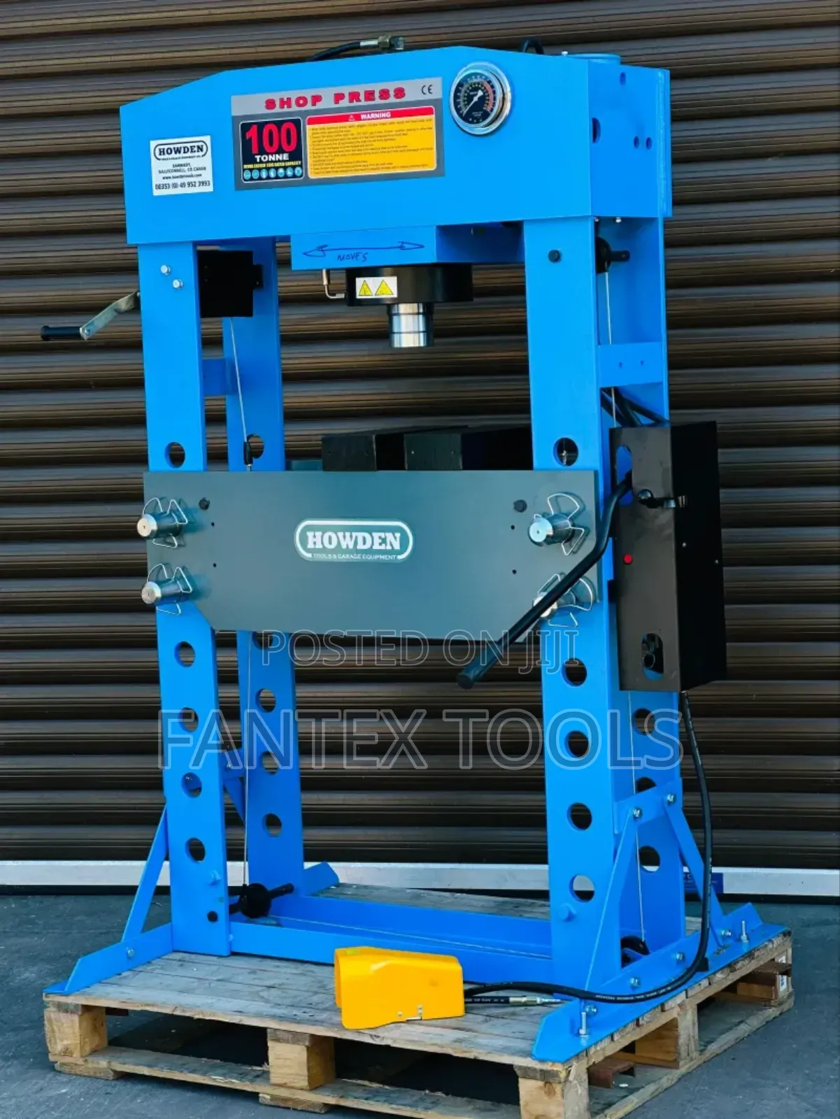 Electric Hydraulic Shop Pres 100 Tons.