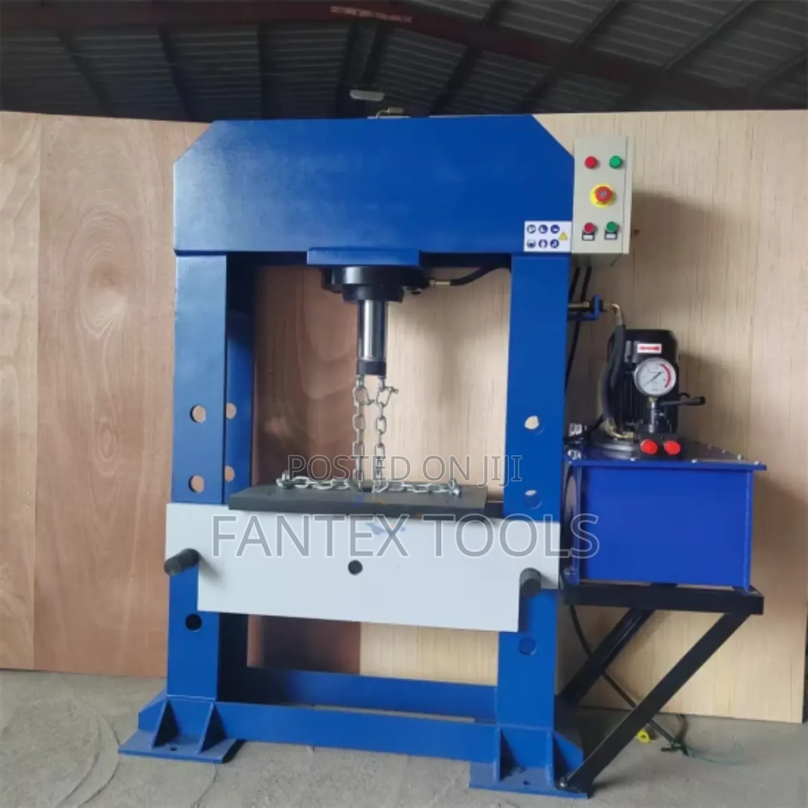 Electric Hydraulic Shop Pres 100 Tons.