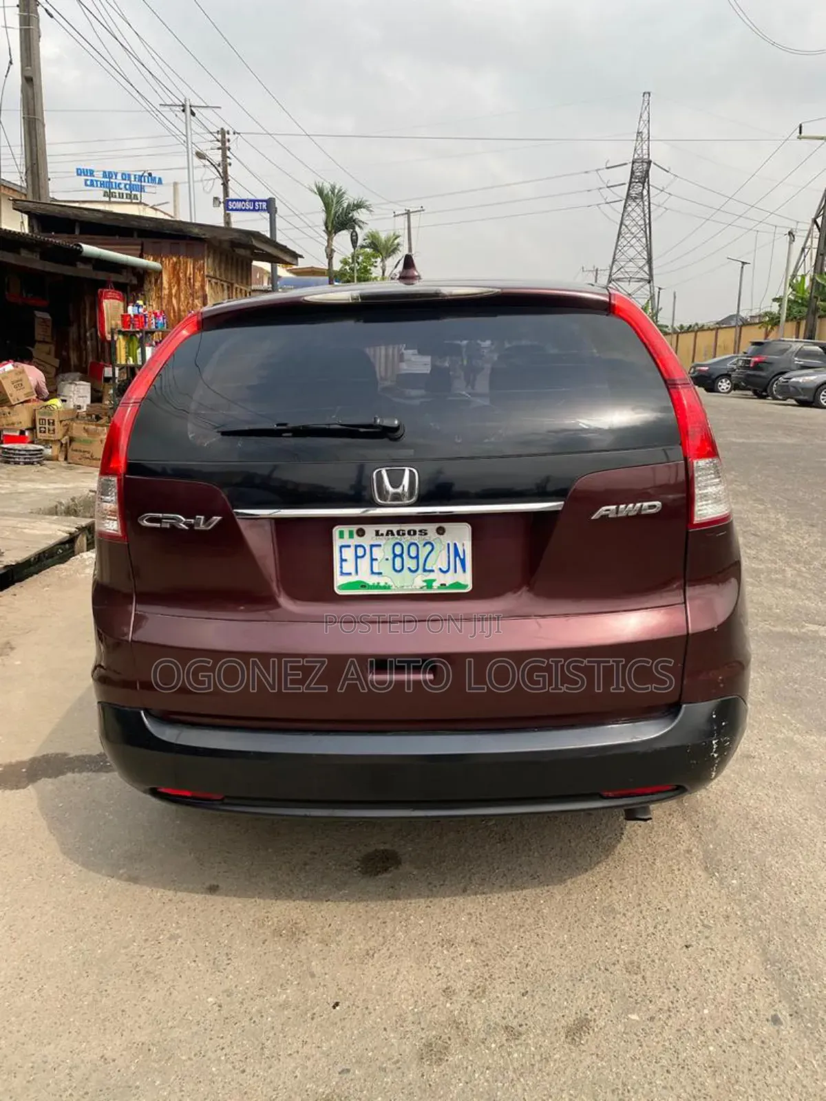 Honda CR-V EX 4dr SUV AWD (2.4L 4cyl 5A) 2013 Red