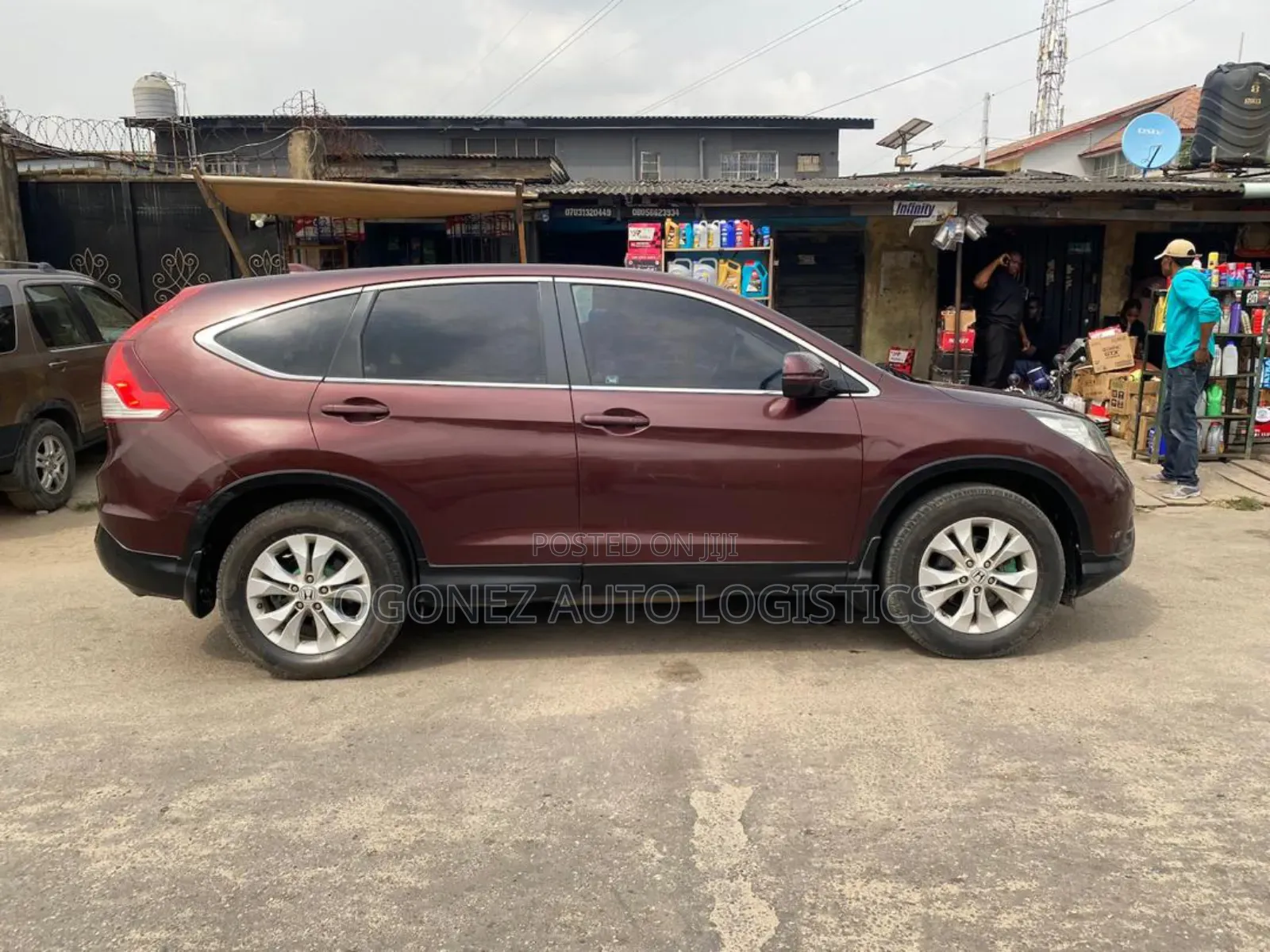 Honda CR-V EX 4dr SUV AWD (2.4L 4cyl 5A) 2013 Red