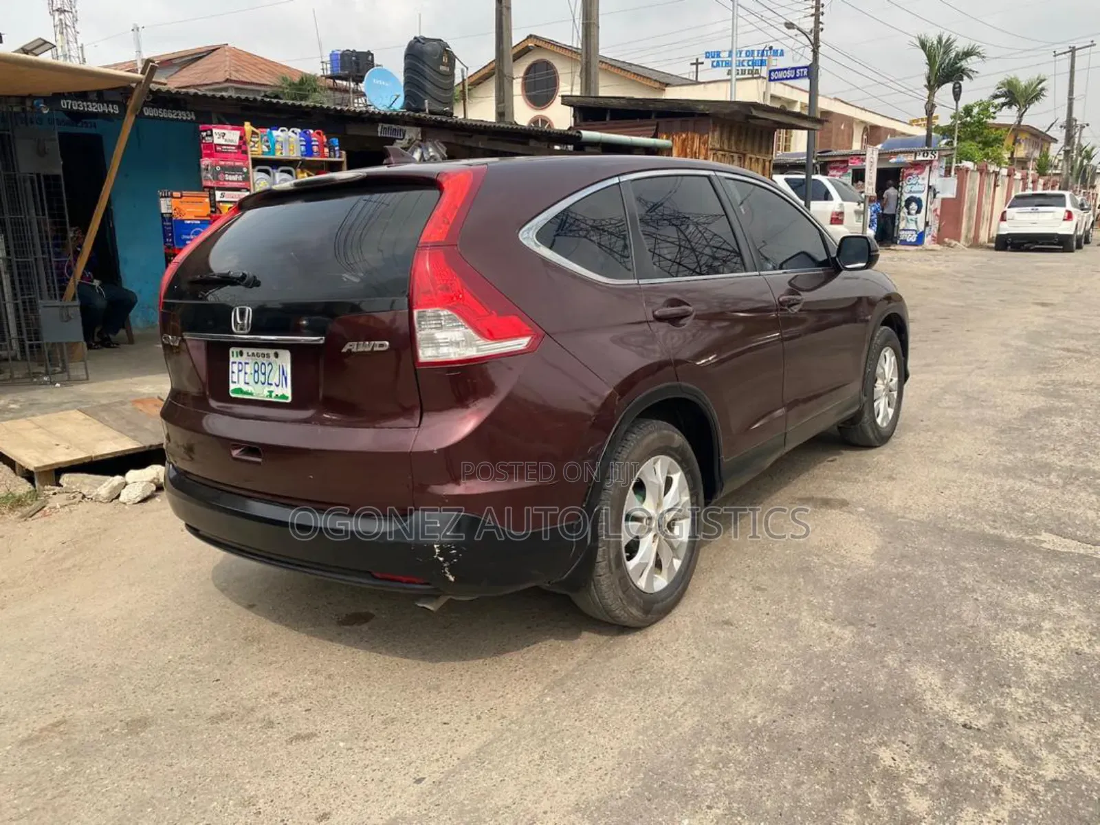 Honda CR-V EX 4dr SUV AWD (2.4L 4cyl 5A) 2013 Red