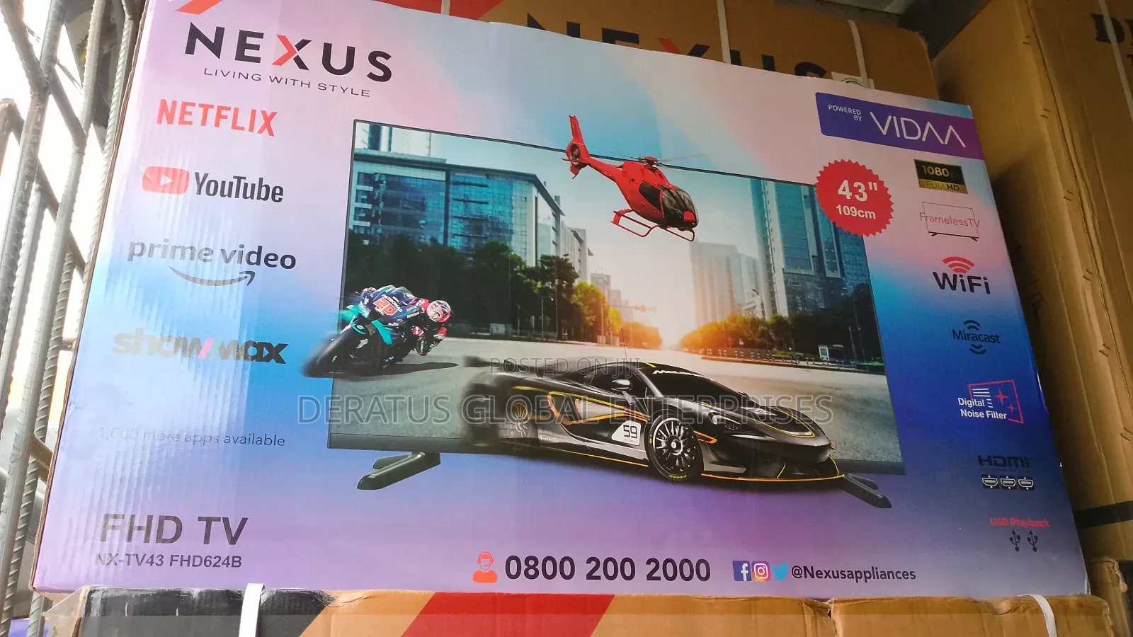 Nexus 43" Smart Tv With Full Functions