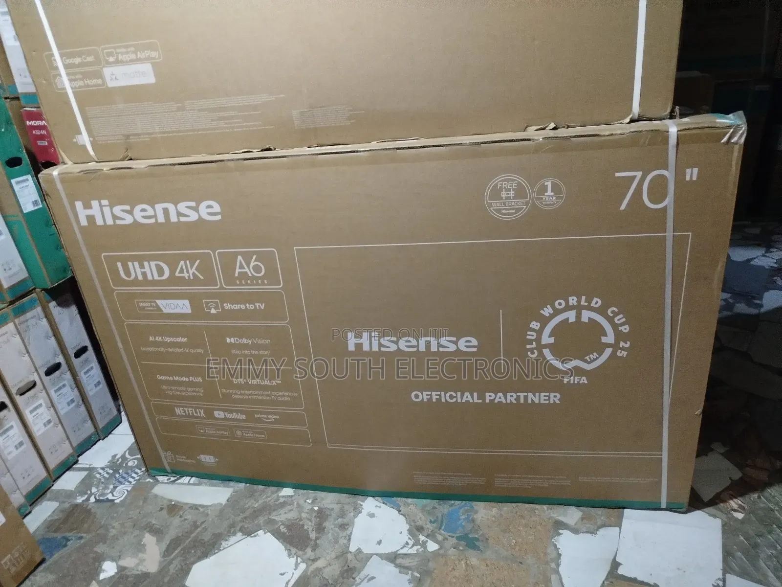 Hisense Uhd 4k Vidaa Smart Tv 70"