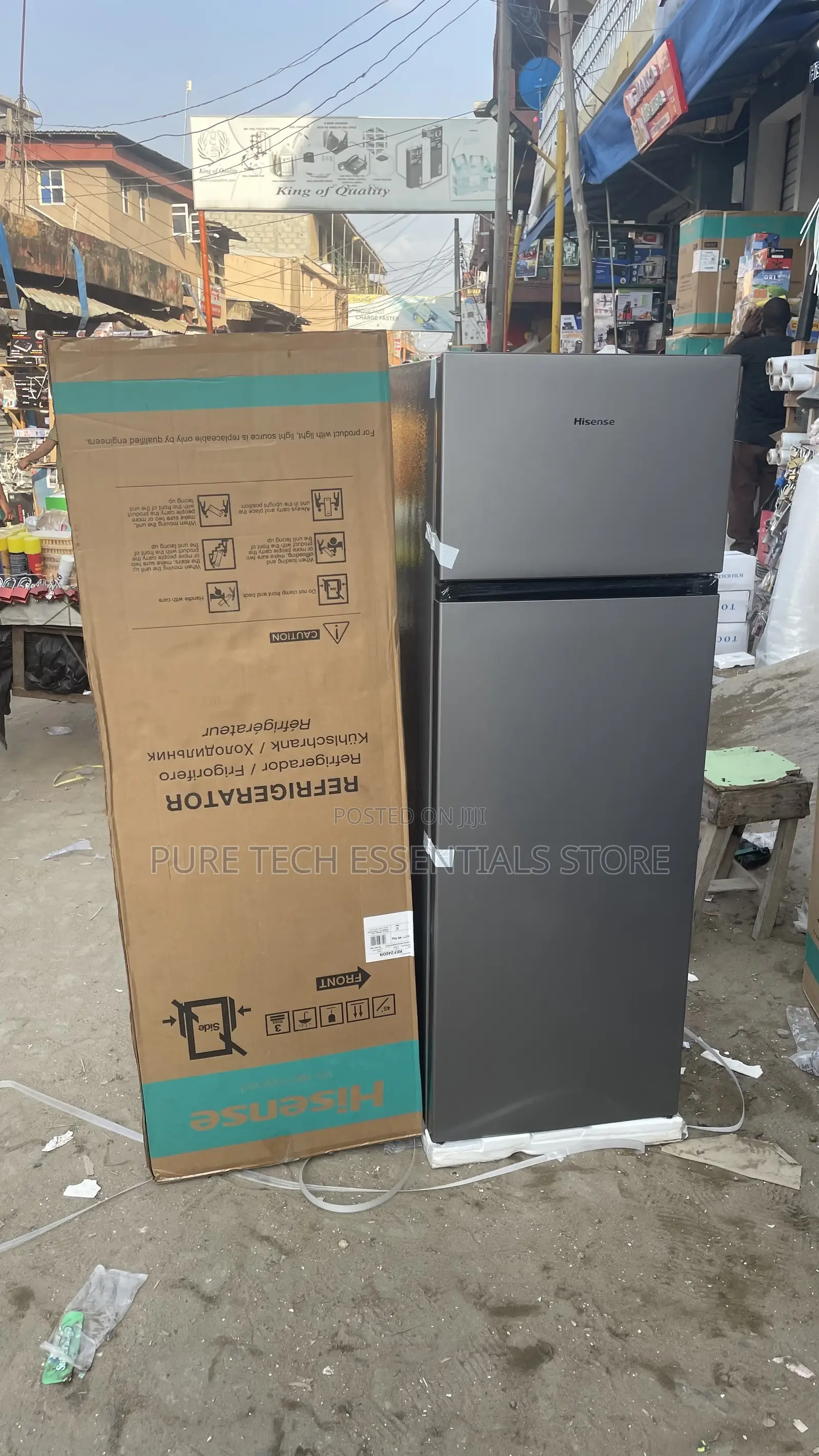 New Hisense Family Size Refrigerator Top Freezer 240liters