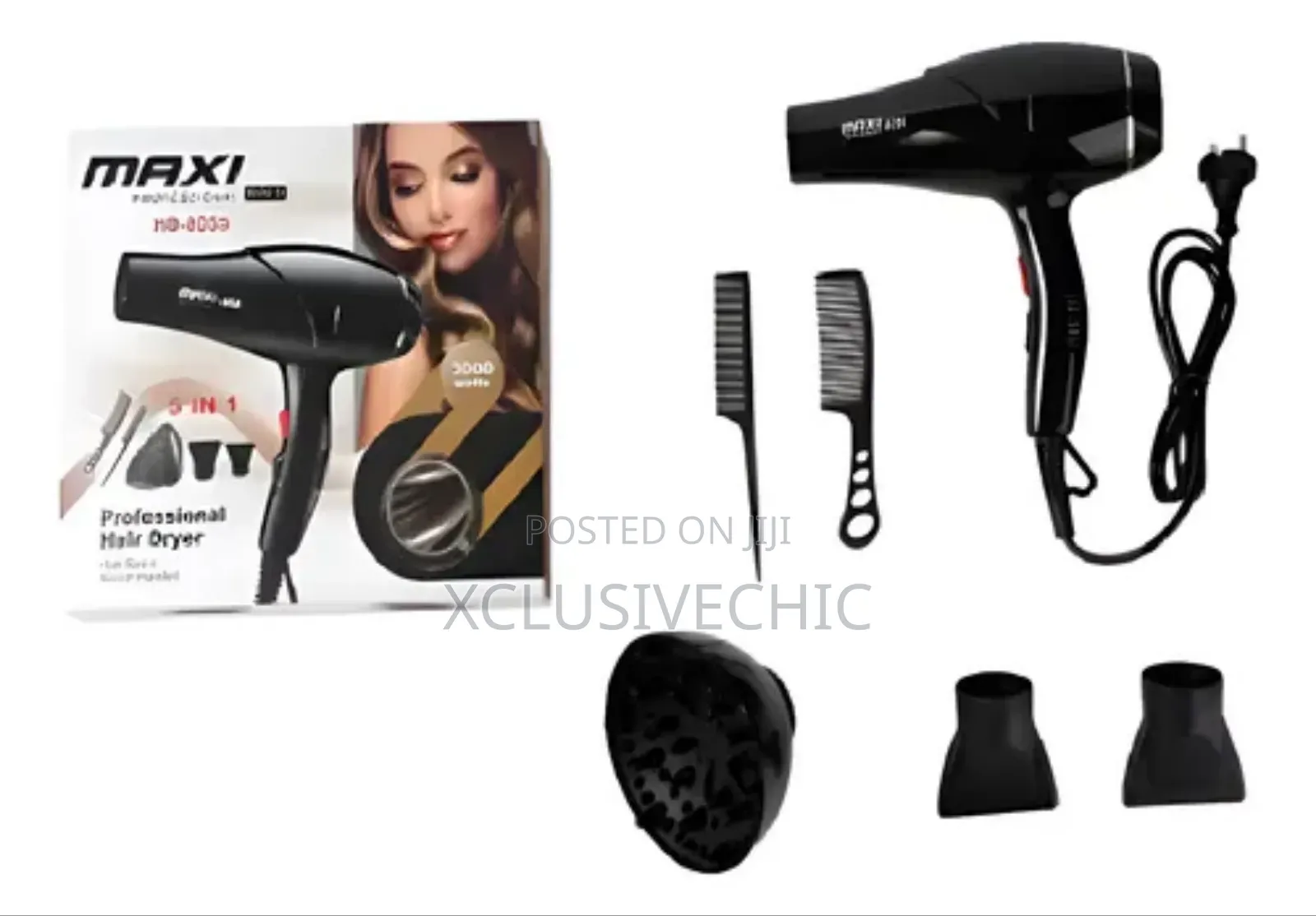 Maxi 5 In 1 Professional Hair Dryer