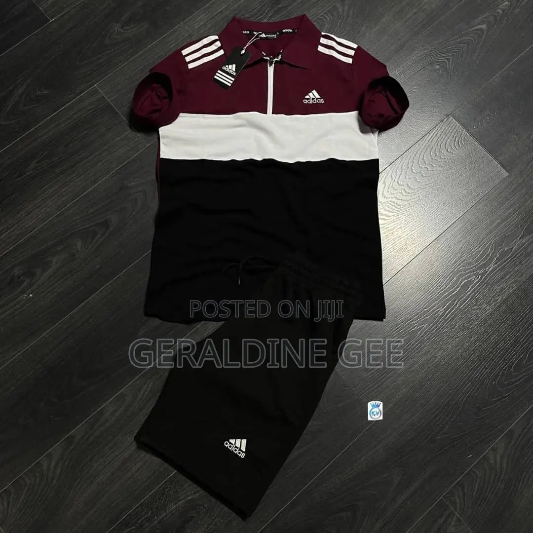 Turkish Short Adidas Two Pieces Set for Beaches, Simple Events and Co