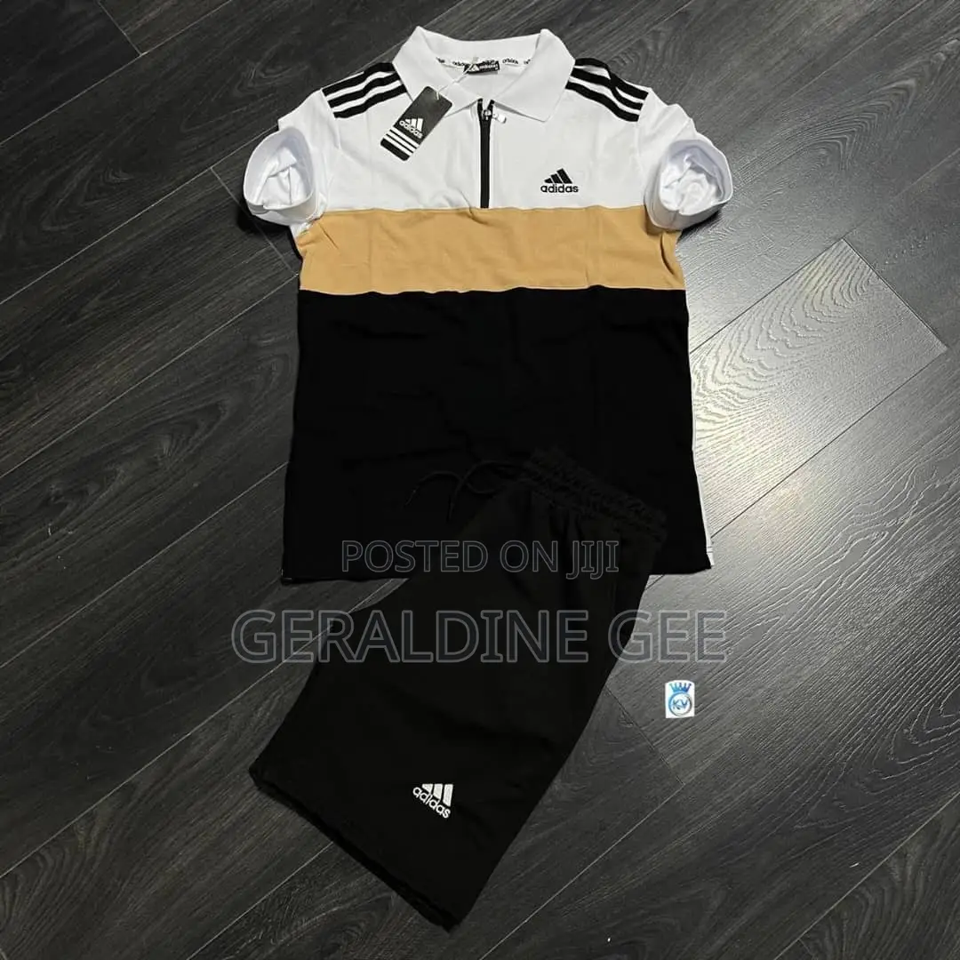 Turkish Short Adidas Two Pieces Set for Beaches, Simple Events and Co