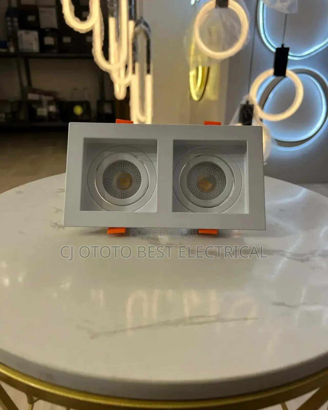 Strong P O P Cast Body Light, Warm White and White Display Double Face