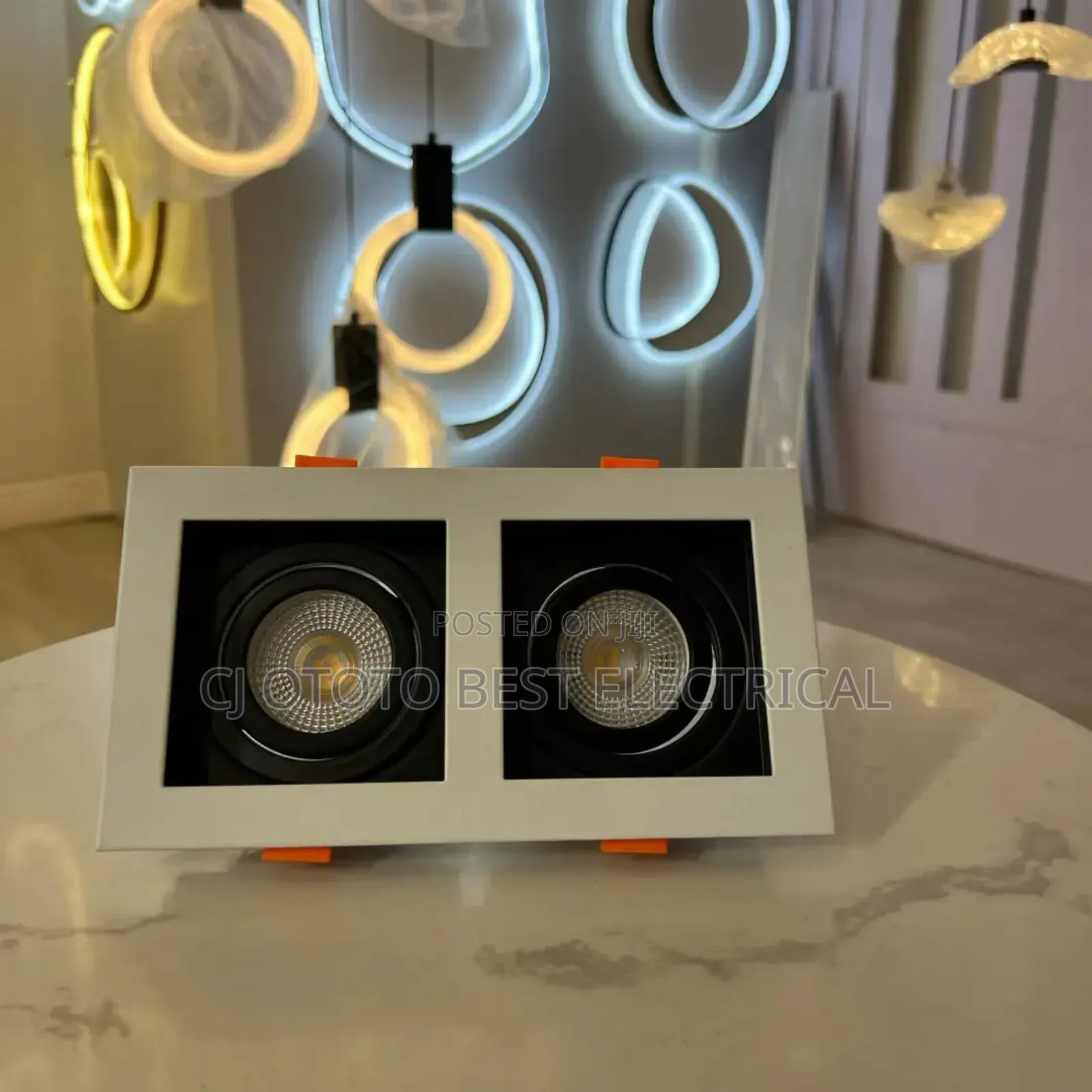 Strong P O P Cast Body Light, Warm White and White Display Double Face