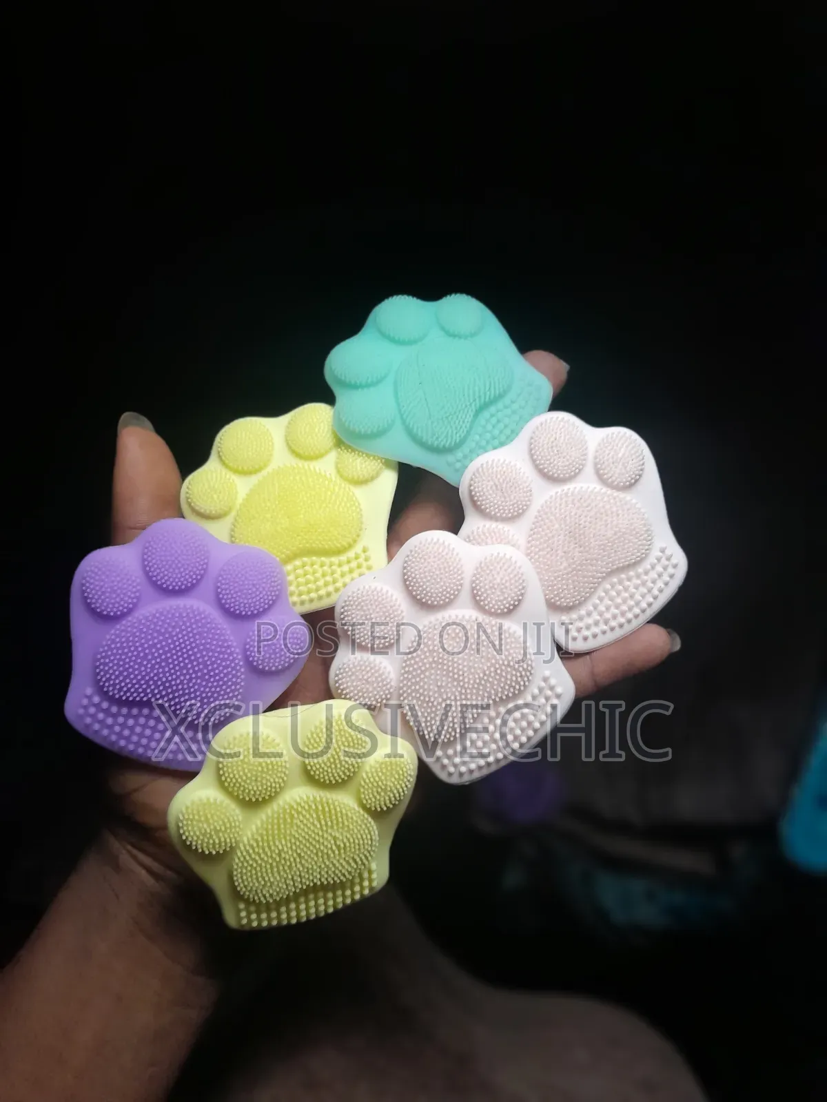 1pc Cat Paw Facial Cleansing Brush