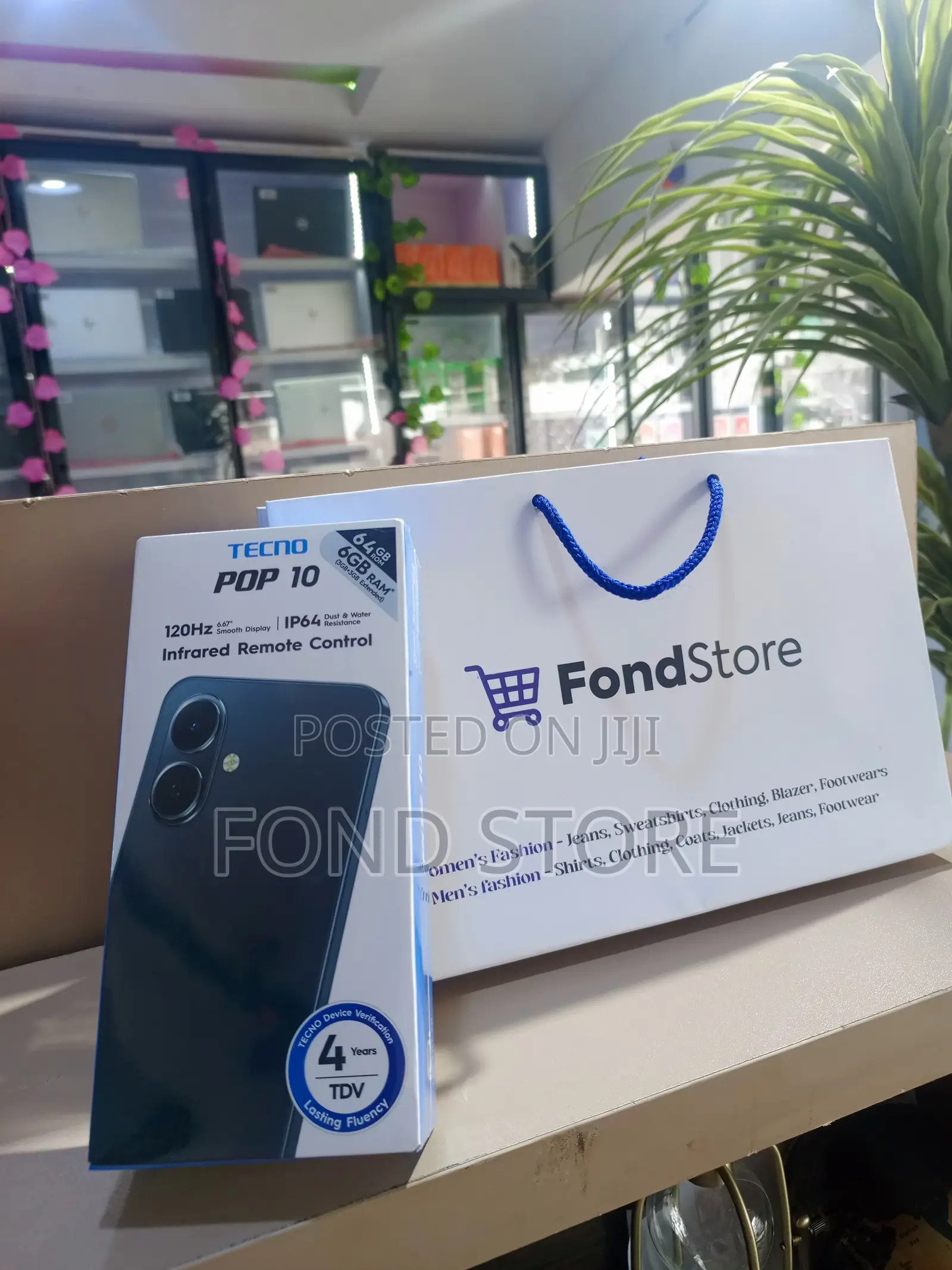 New Tecno Pop 10 64 GB Black