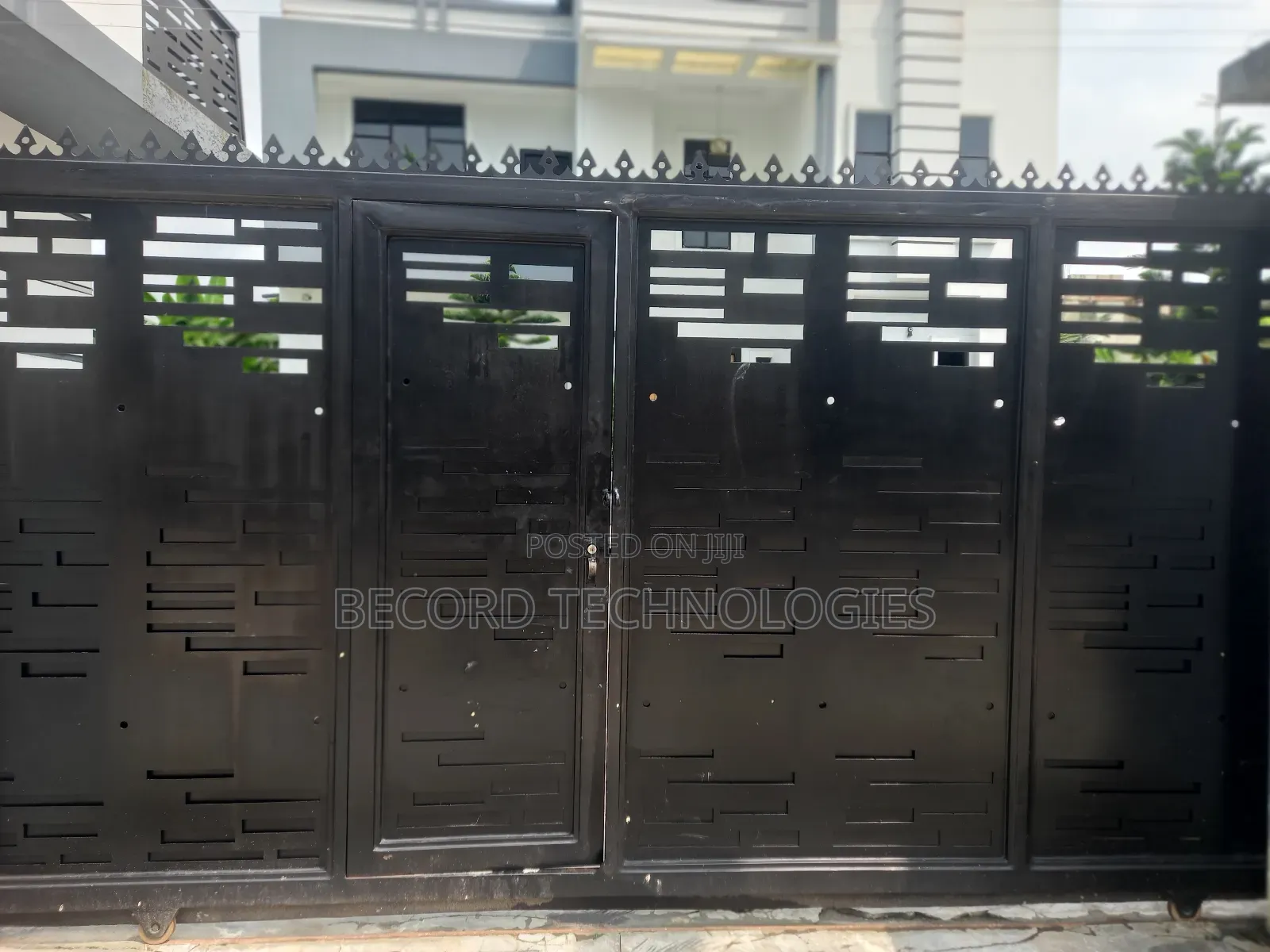 Laser Cut Security Steel Gate