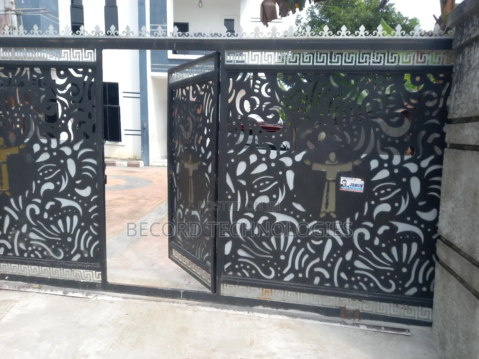 Laser Cut Security Steel Gate