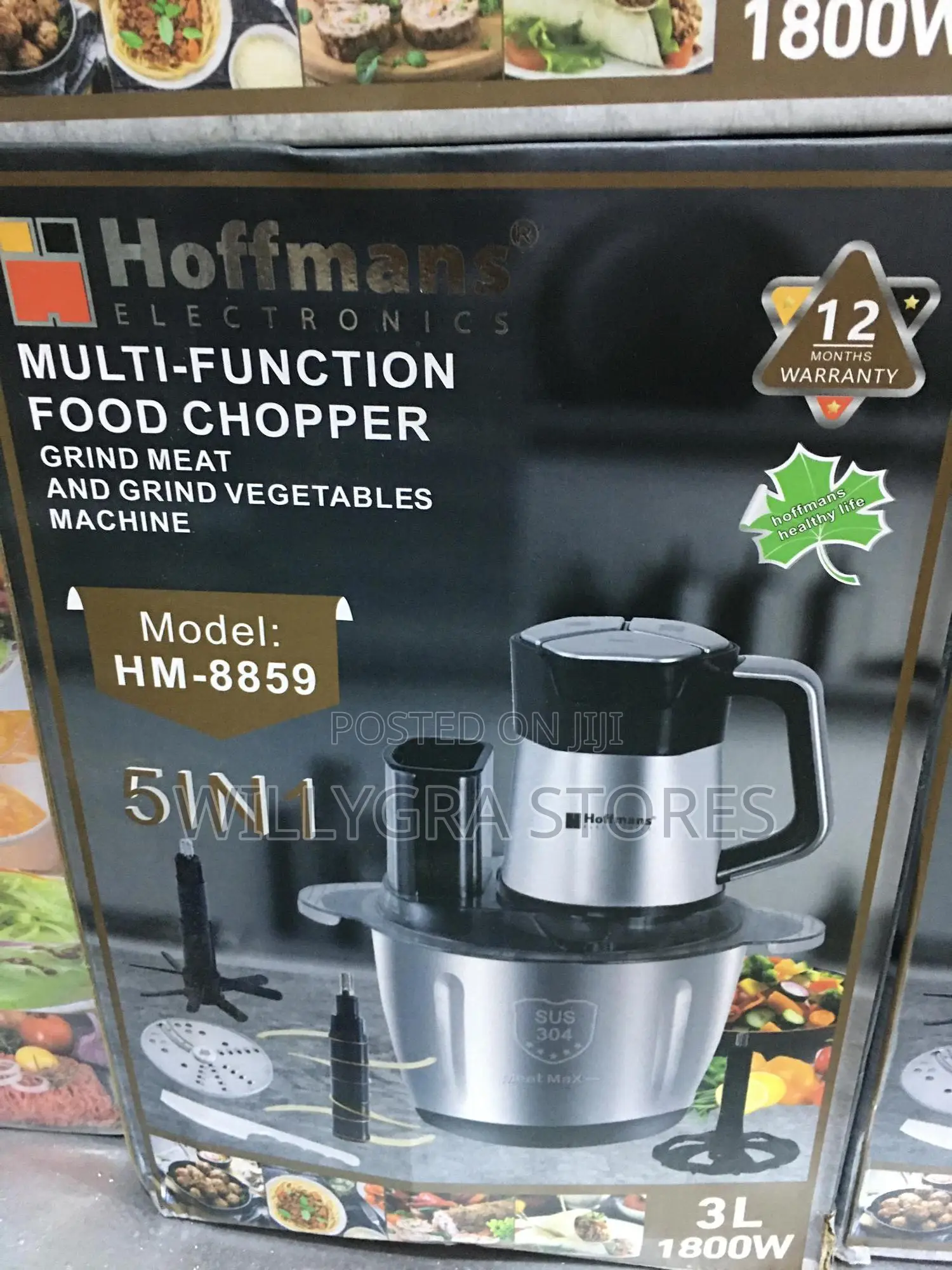 Hoffmans 10 in 1 Multifunctional Food Processor