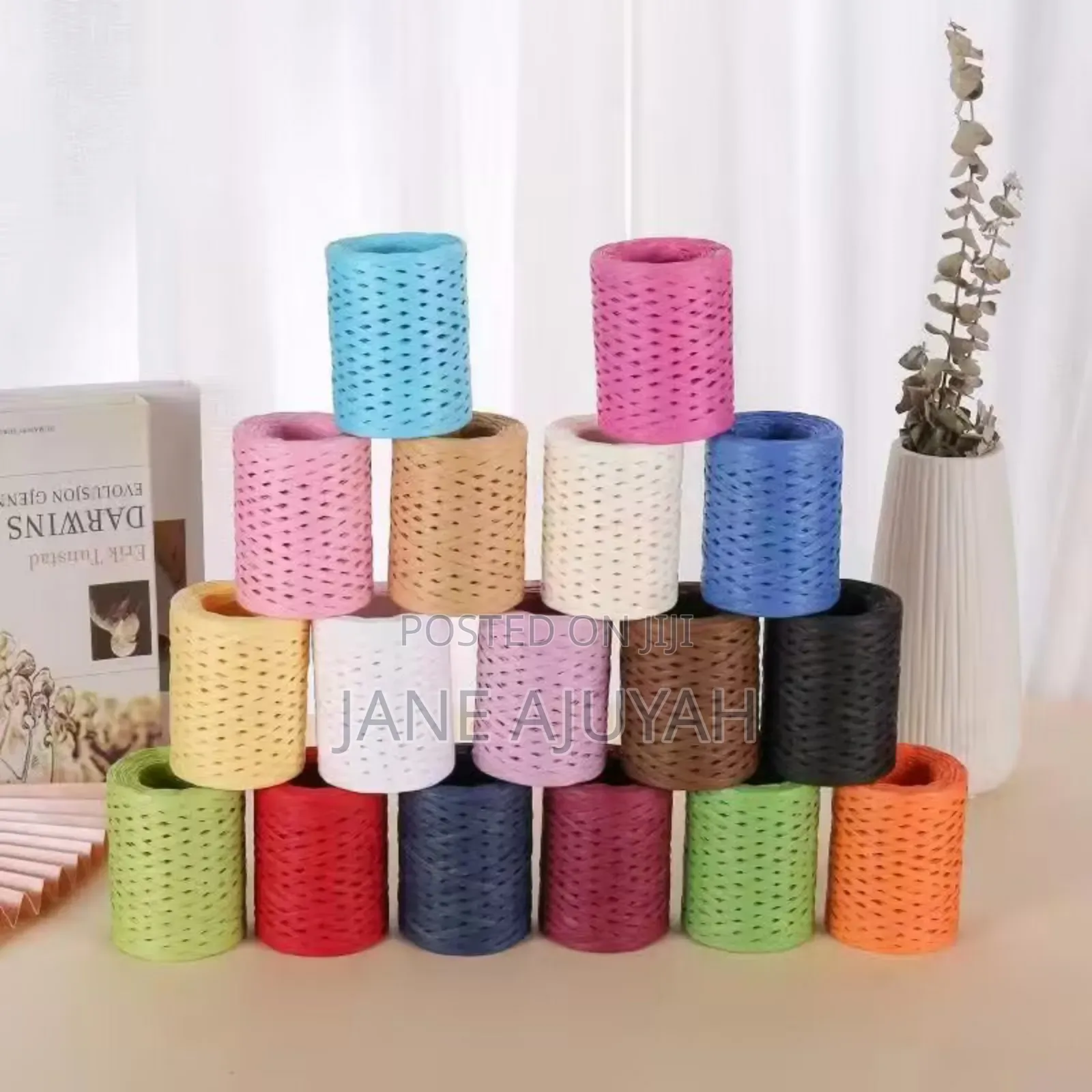 Handcrafted Straw Hat Weaving Thread Diy Bag Material