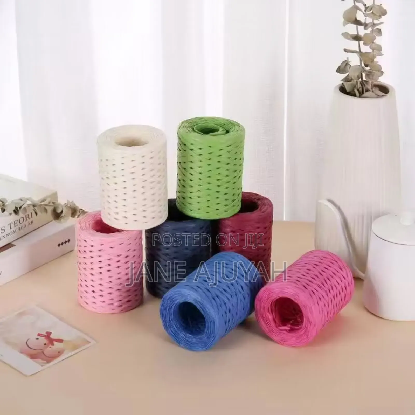 Handcrafted Straw Hat Weaving Thread Diy Bag Material