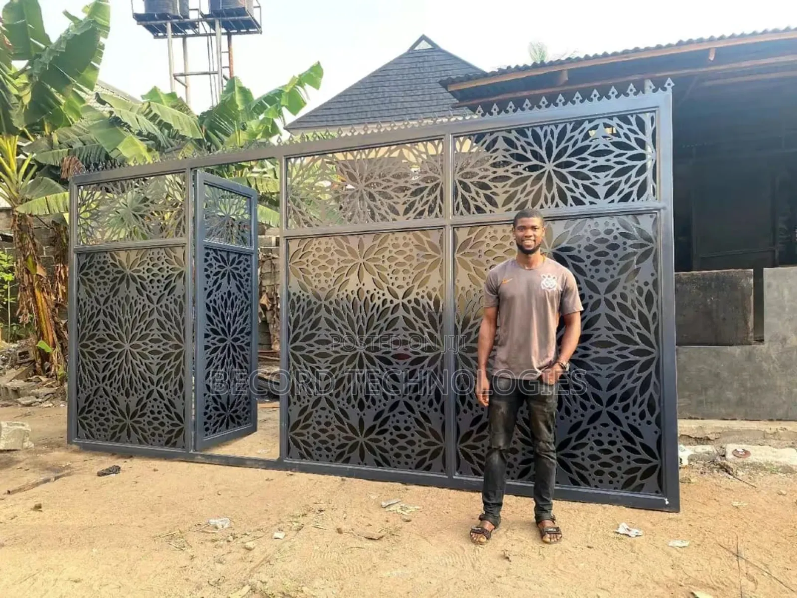 Smart Gate — Stainless Steel, Laser Cut