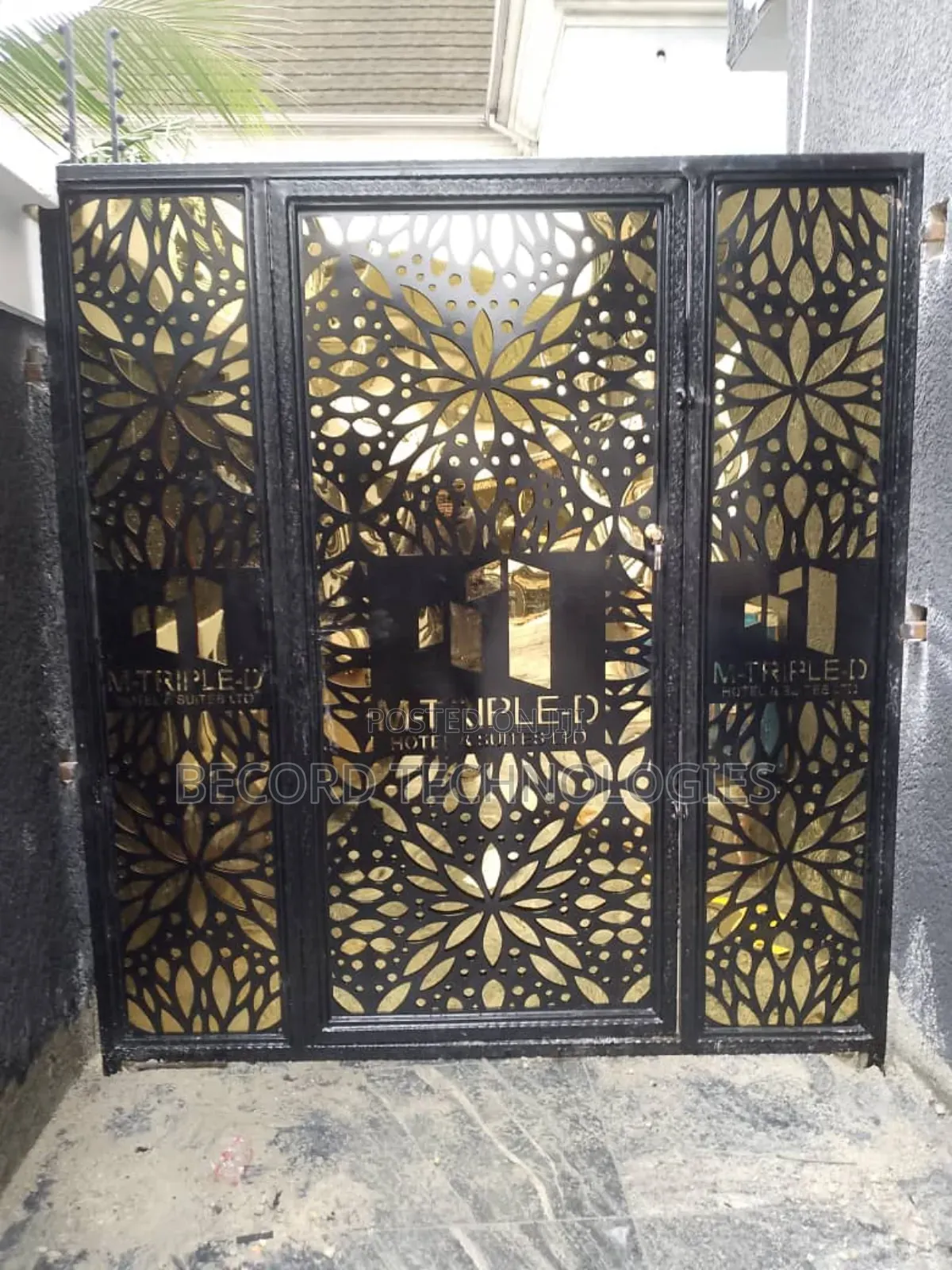 Smart Gate — Stainless Steel, Laser Cut