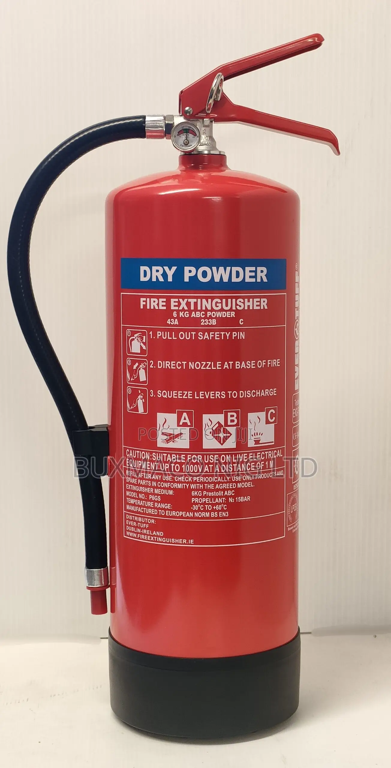 6kg Fire Extinguisher Abc ( Powder)