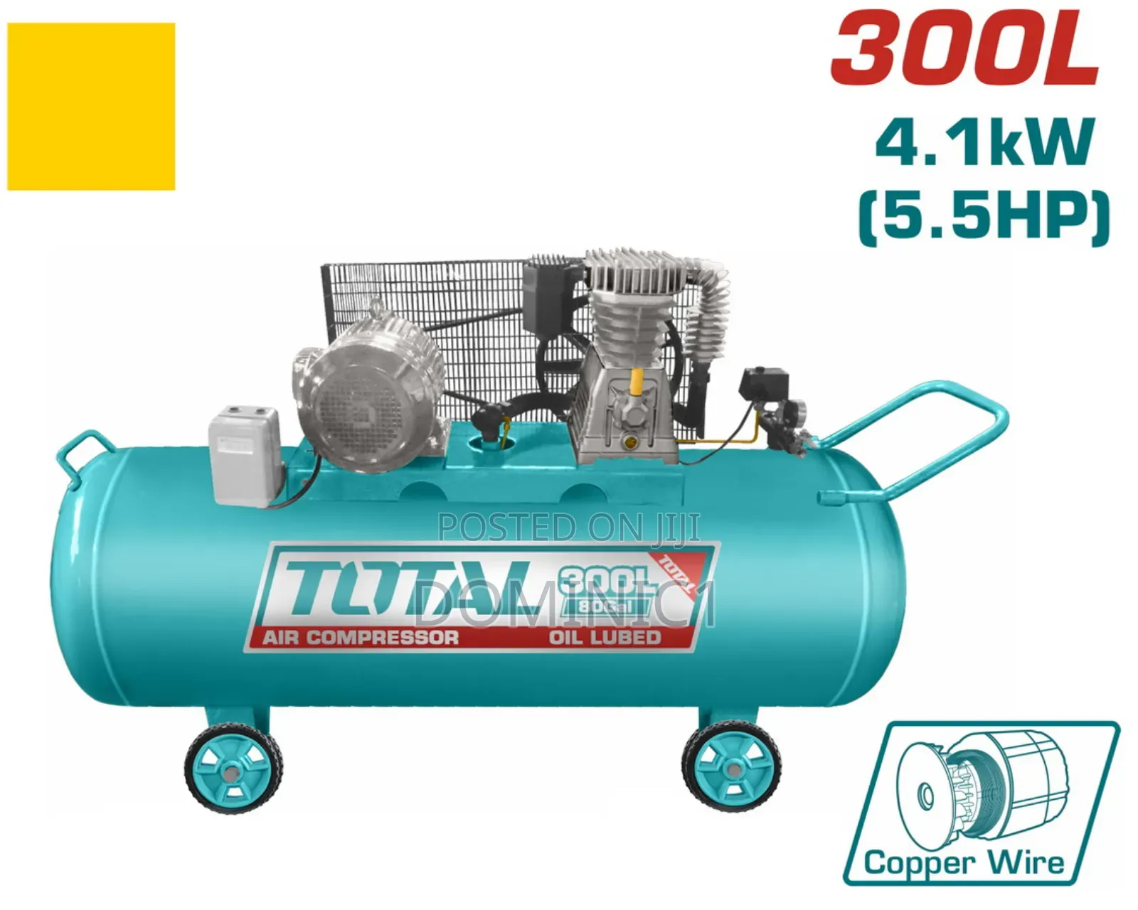 Total 300l Industrial Air Compressor 5.5hp 380v