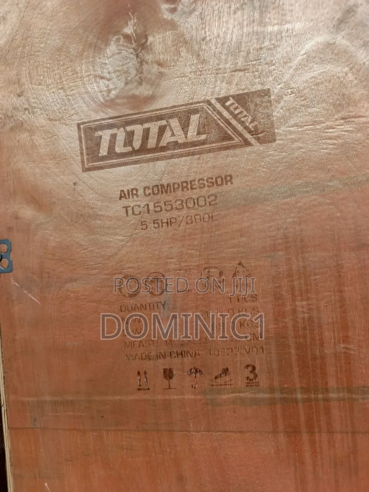 Total 300l Industrial Air Compressor 5.5hp 380v