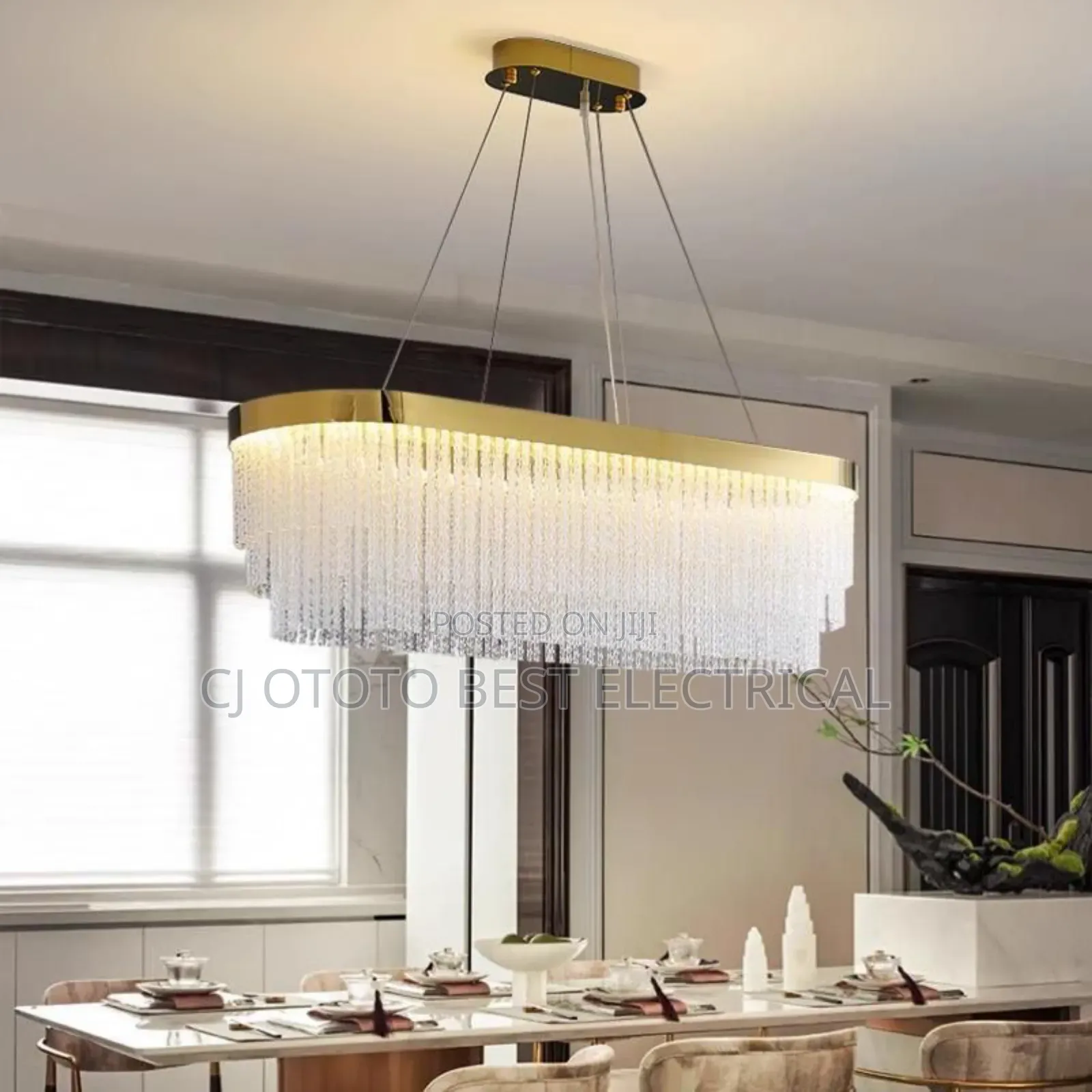 Setting Room and Dining Room Light, Crystal Chandelier Light
