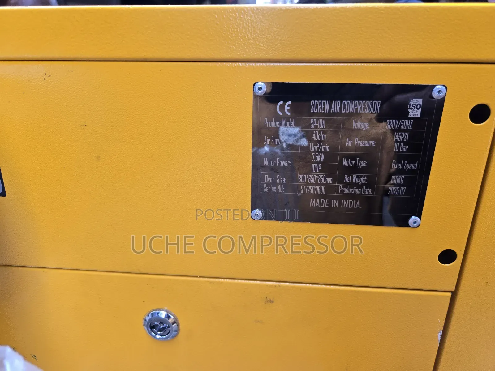Sollant Screw Compressor 10hp With Tank, Dryer And Filter