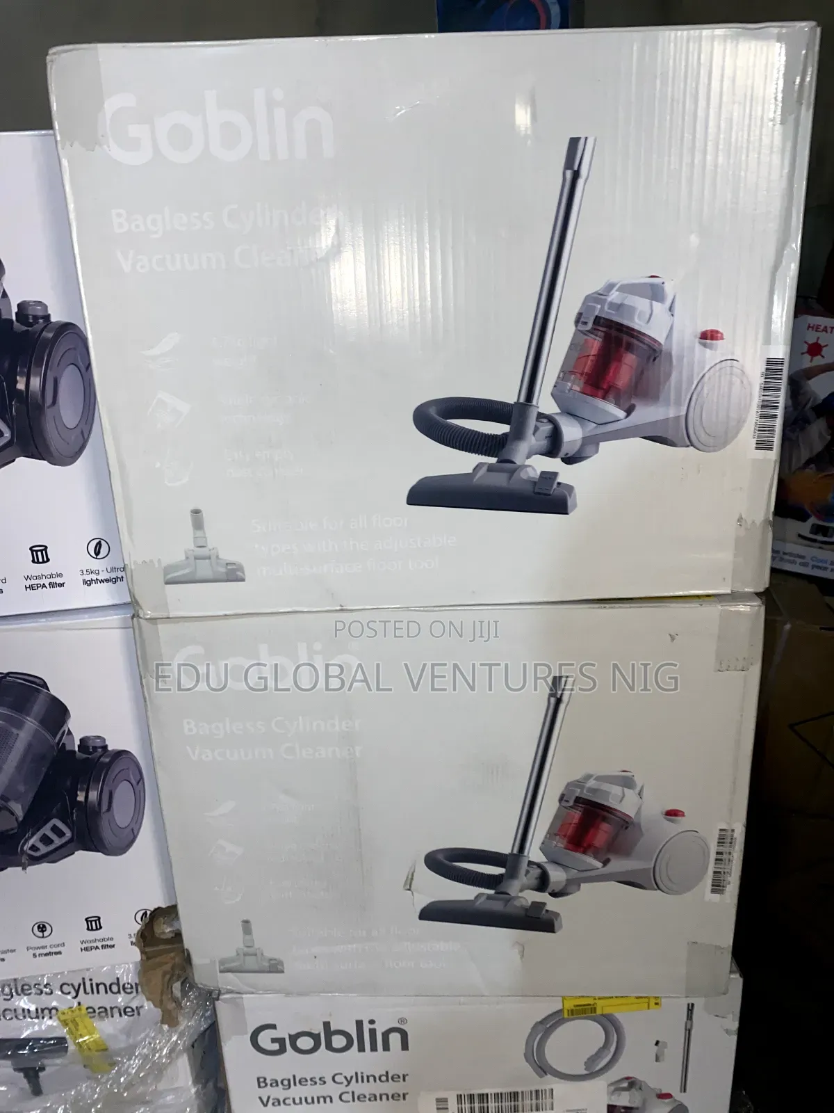 Goblin Classic Bagless Cylinder Corded Vacuum Cleaner. 1000watts.