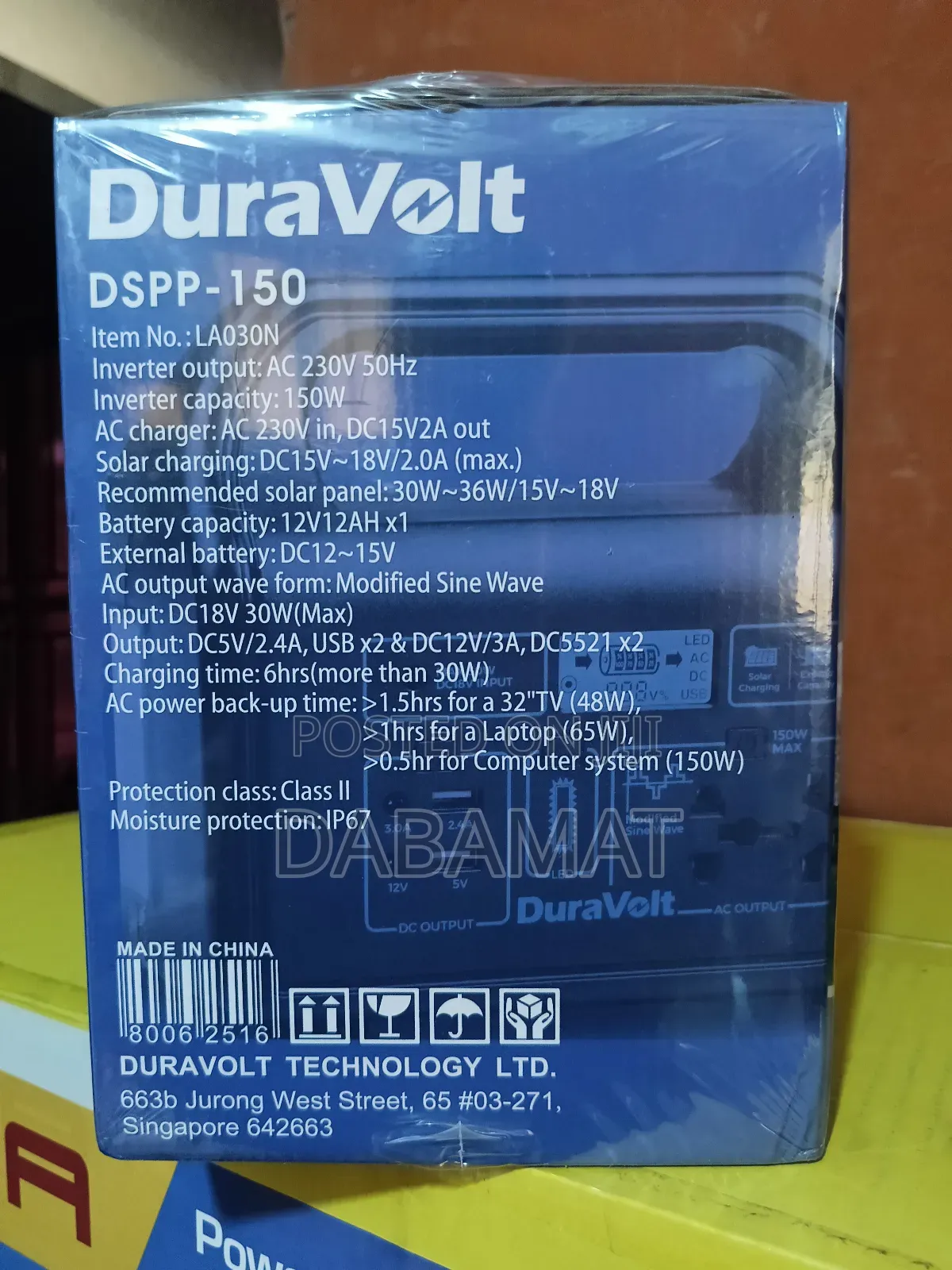 Duravolt Solar Power Portable 150watts