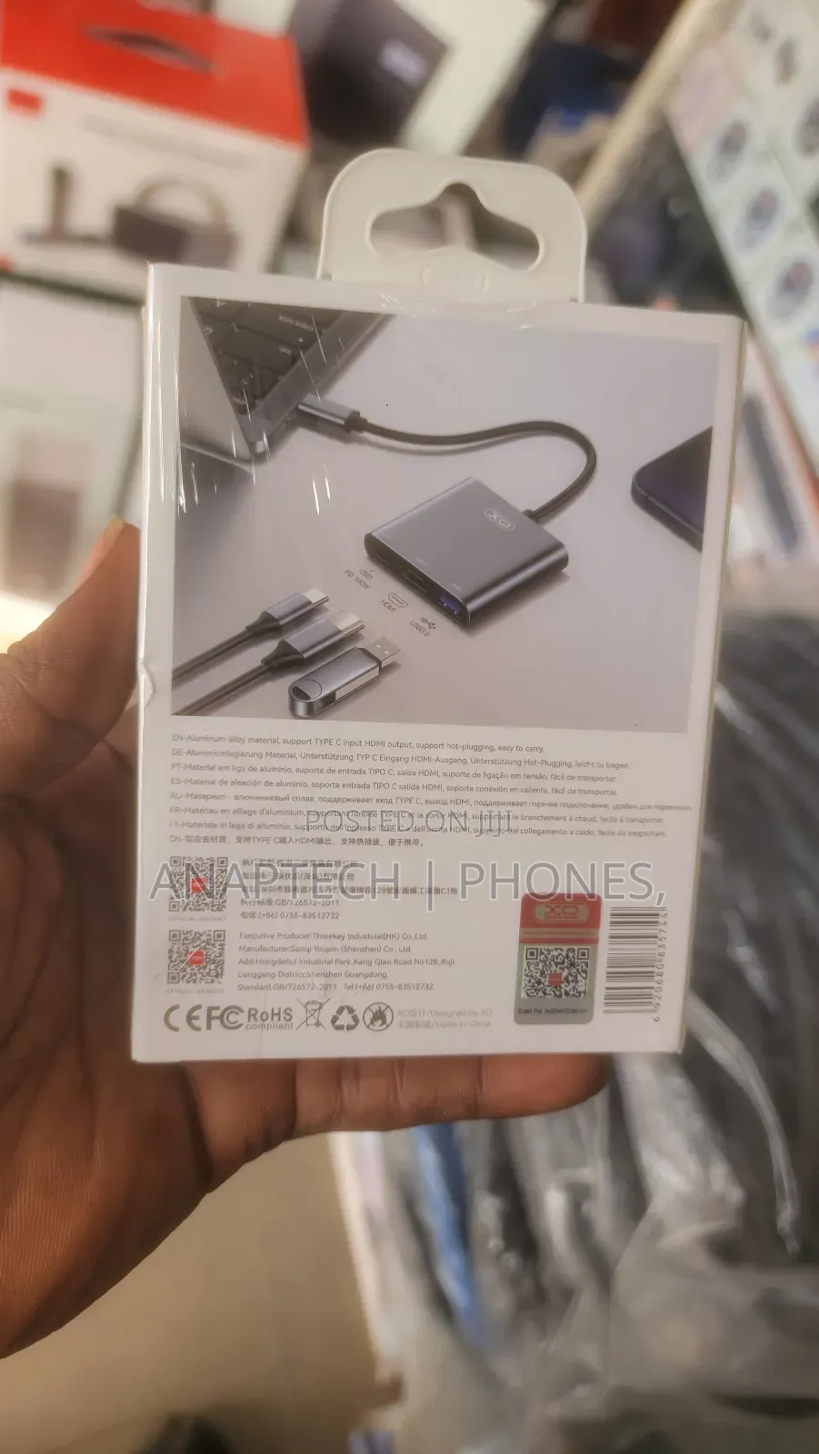 X0 Simple Is Beauty, Model X0-Hub011 3in1 Docking Station Hdmi