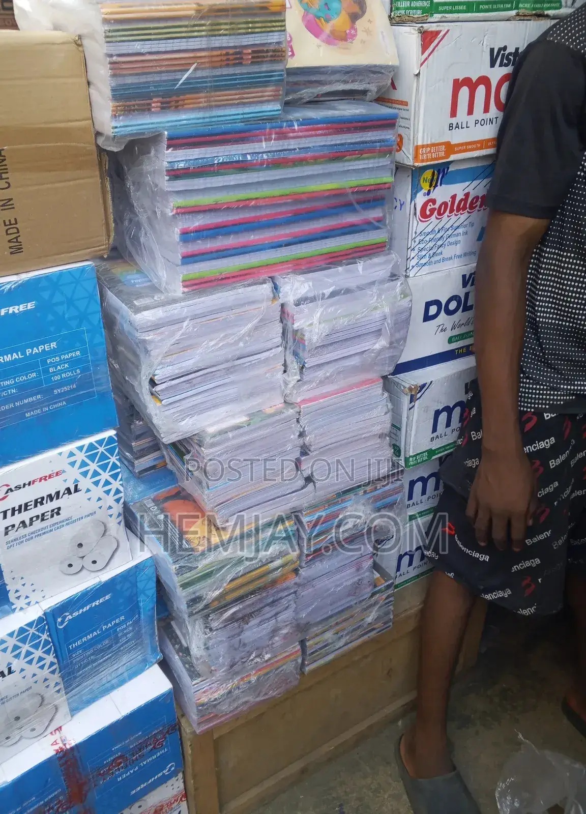 Notebooks and Biros (20 Leaves, 40leaves, 60lv, 80lv, Higher Education