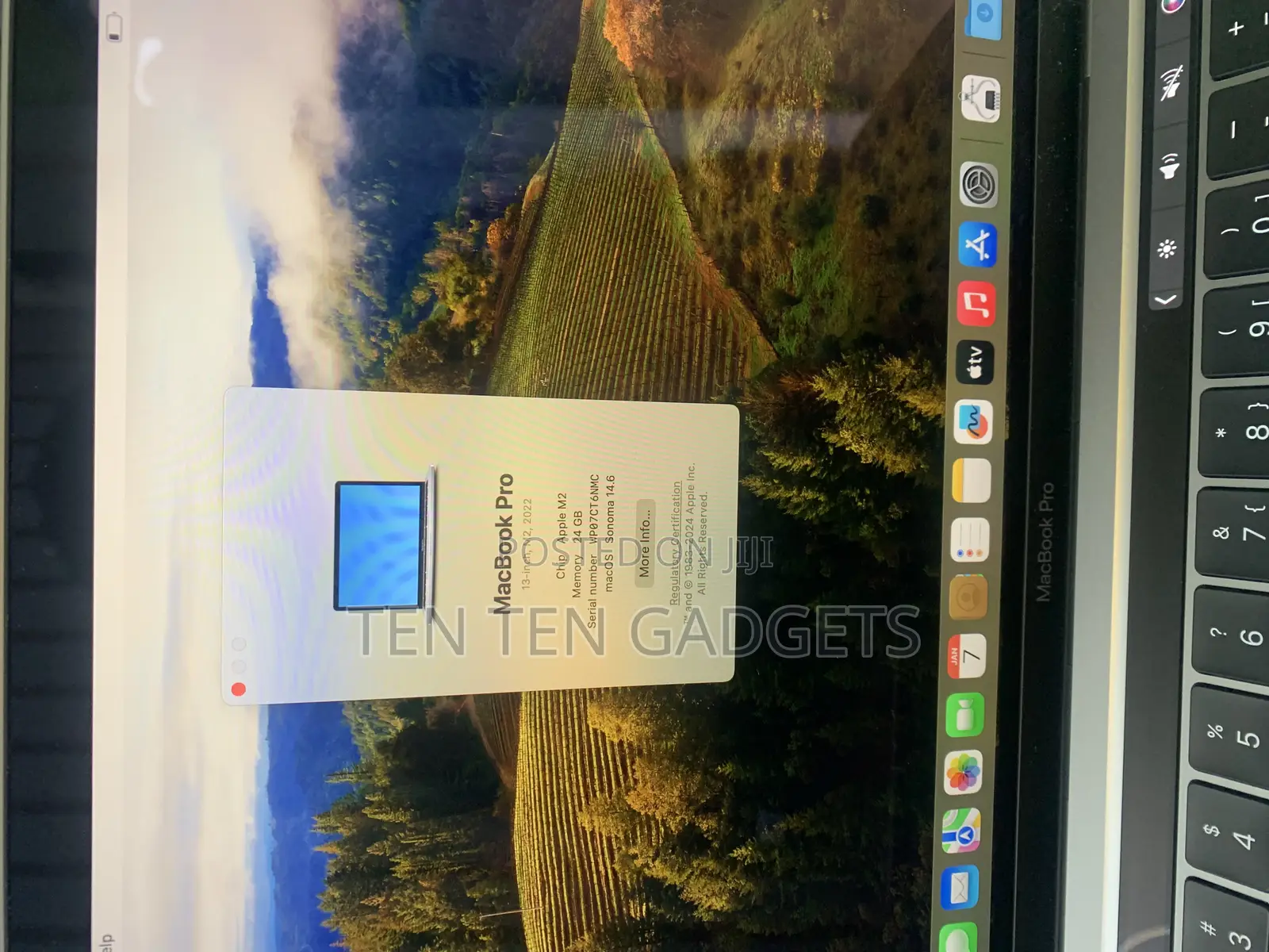 Laptop Apple MacBook Pro 2020 16GB Intel Core i7 SSD 512GB