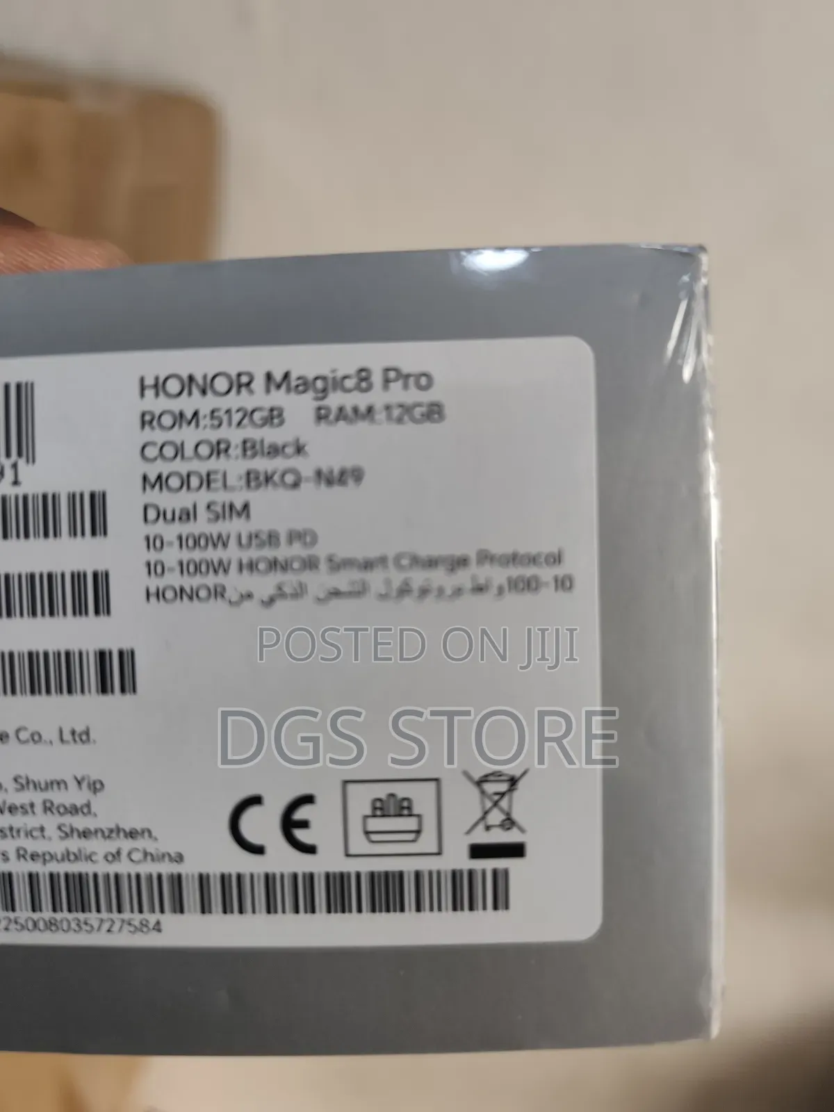 New Honor Magic 8 Pro 512 GB Black