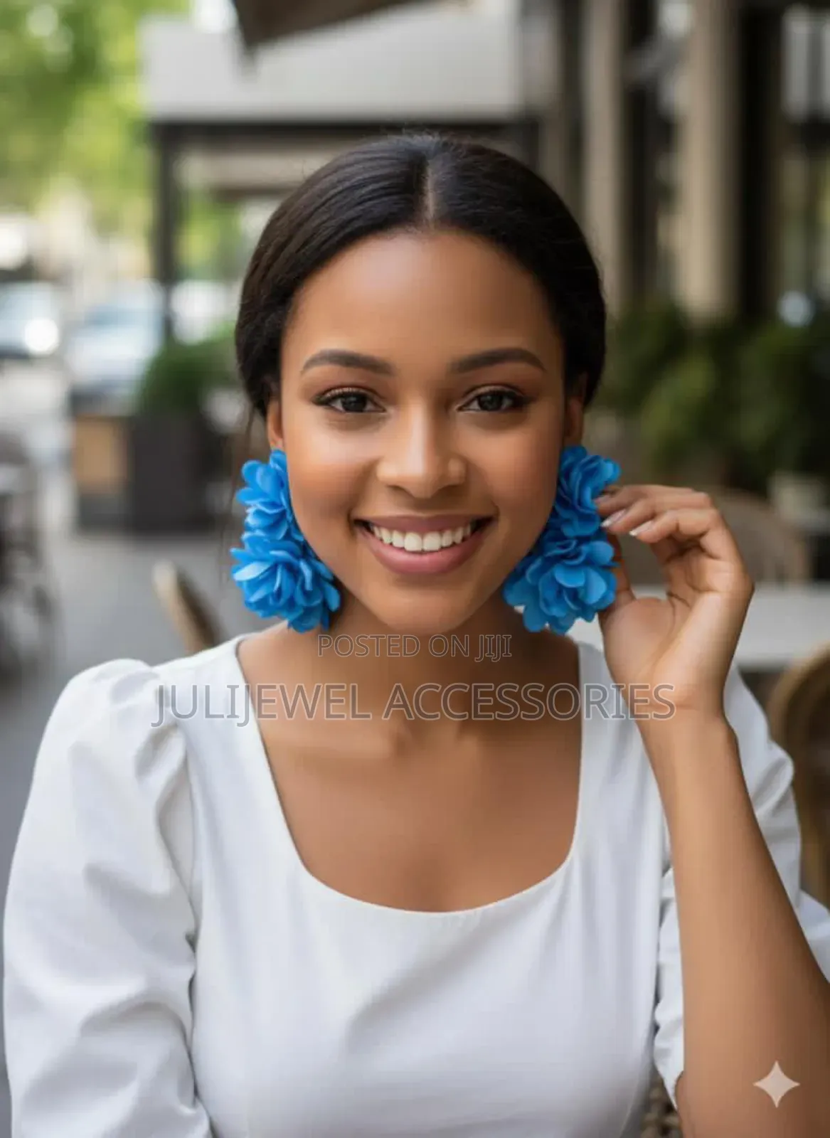 Jean With Pearl Earrings for Ladies